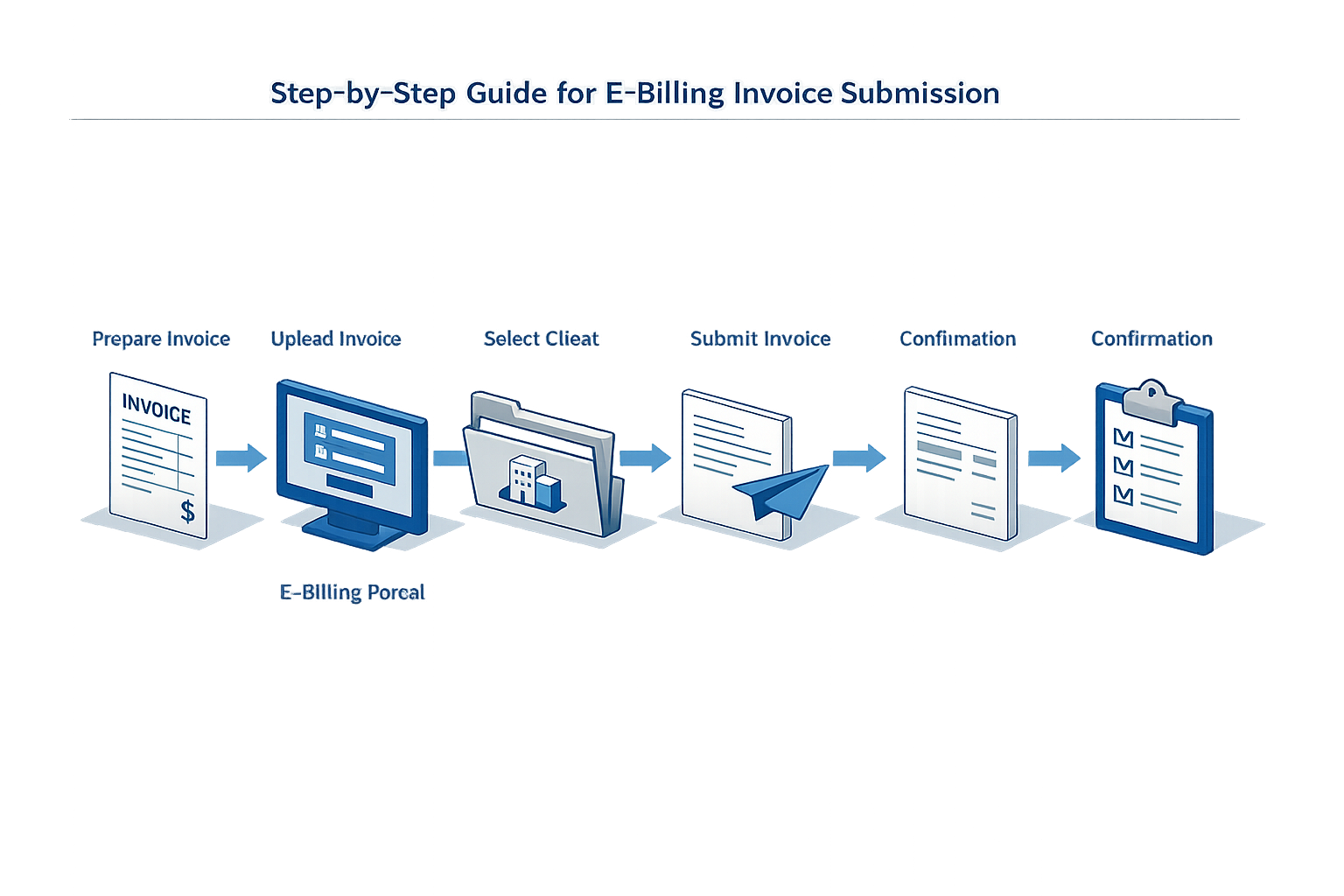 Step-by-step guide for e-billing invoice submission
