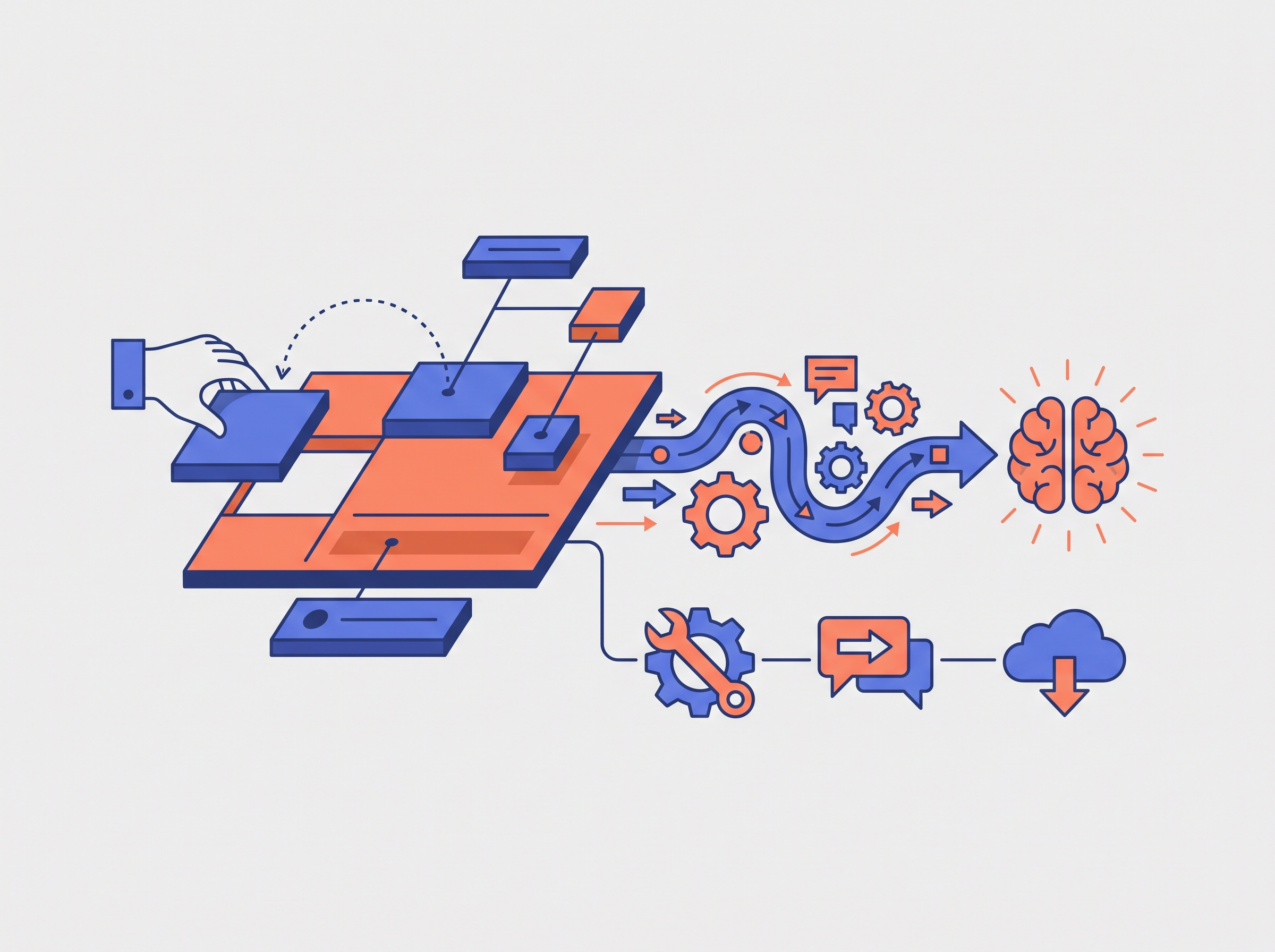 AI app builder functionalities
