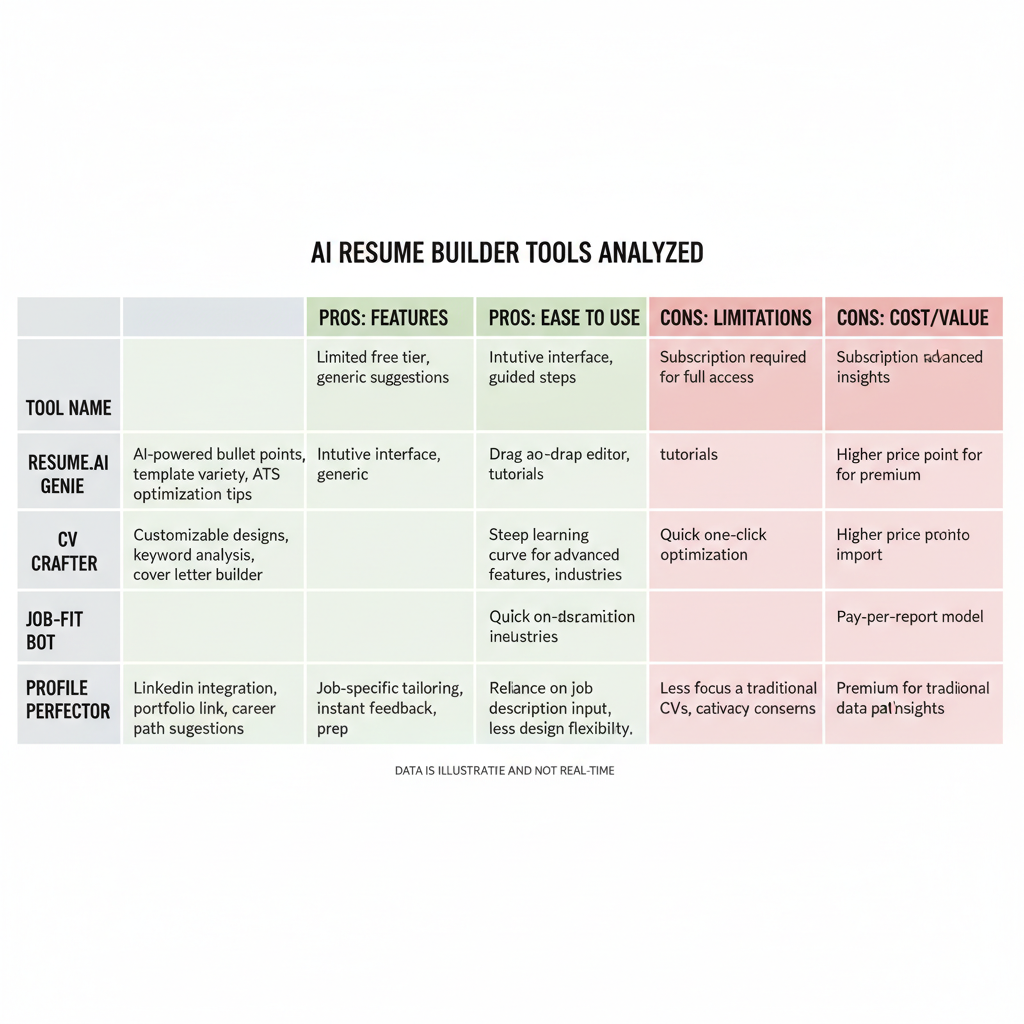 Side-by-Side Comparison of Tools