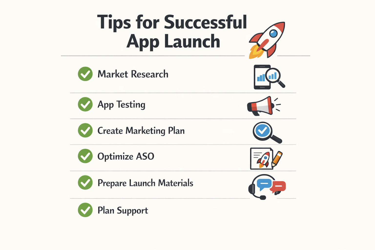 Tips for successful app launch
