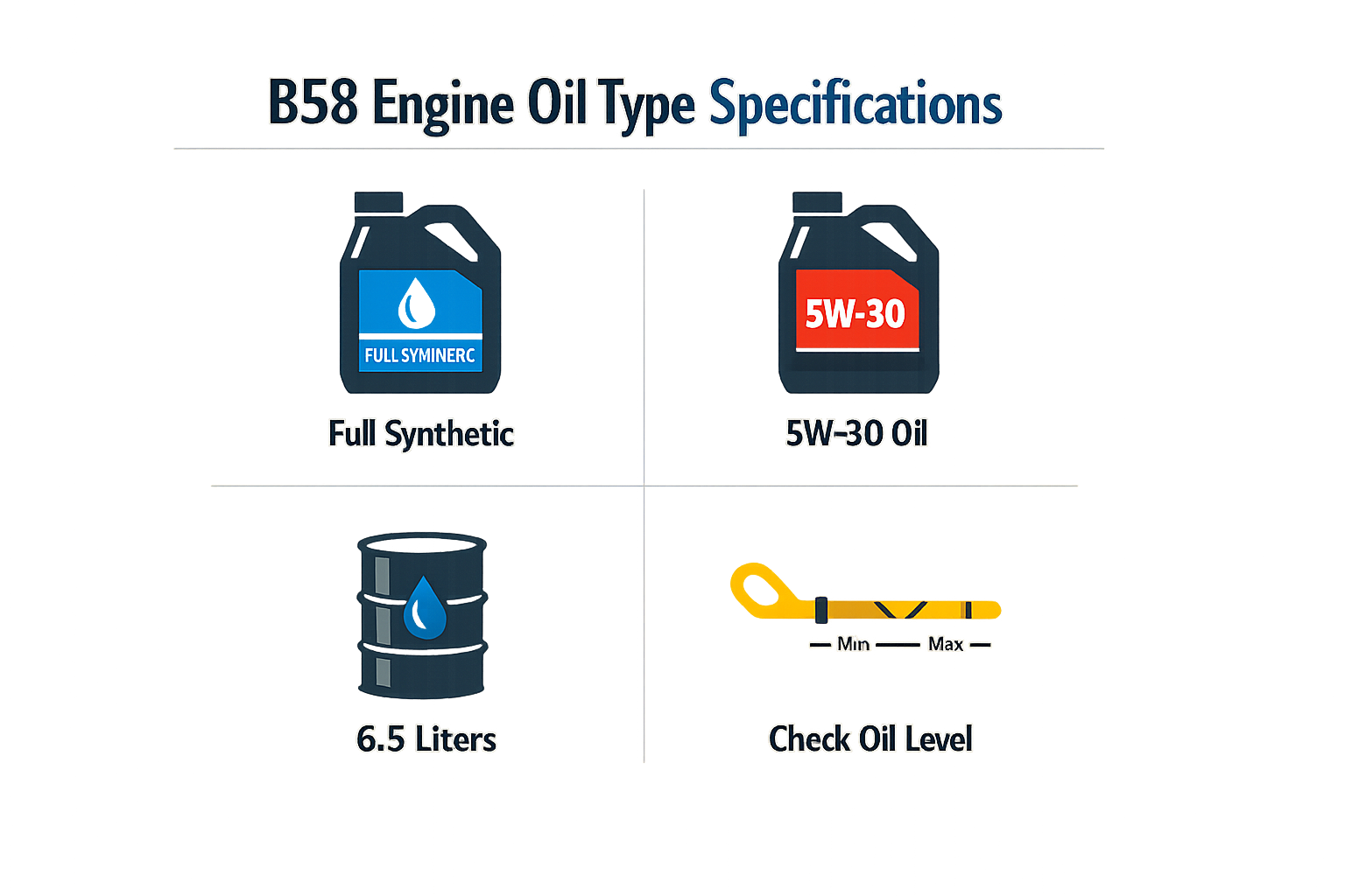 B58 engine oil type specifications