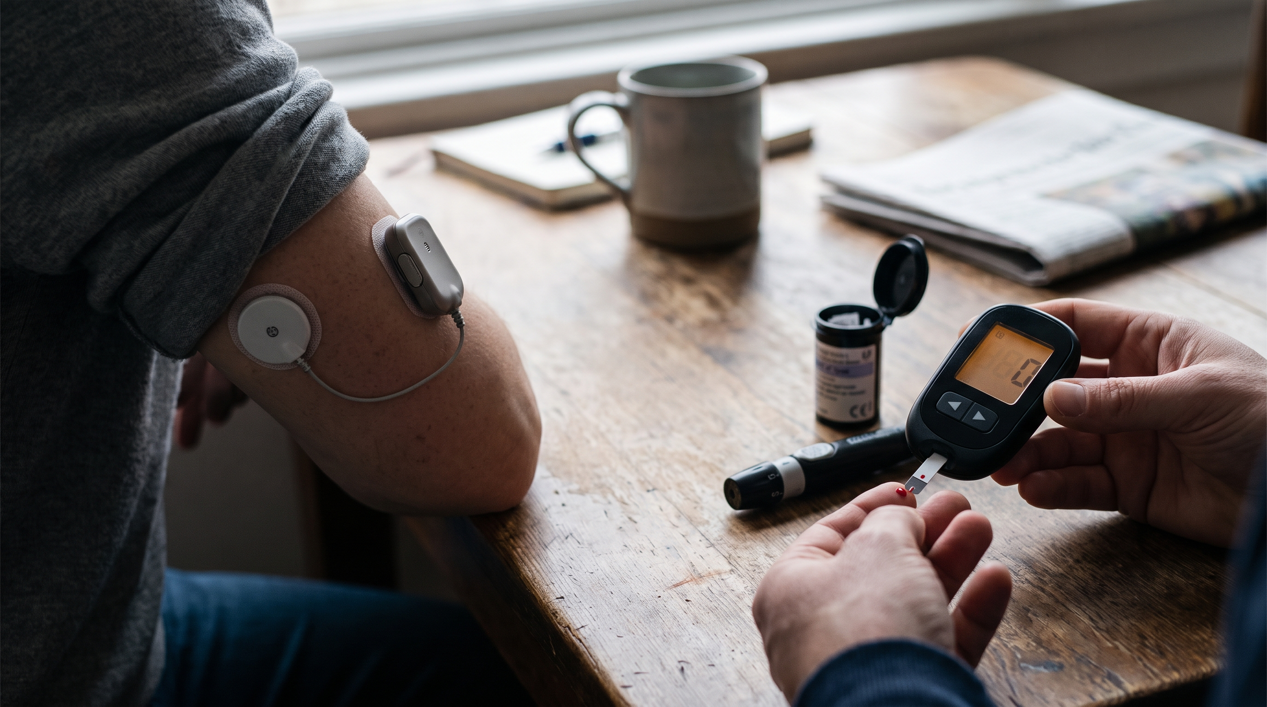 Comparison of CGMs and finger-prick meters for glucose monitoring.