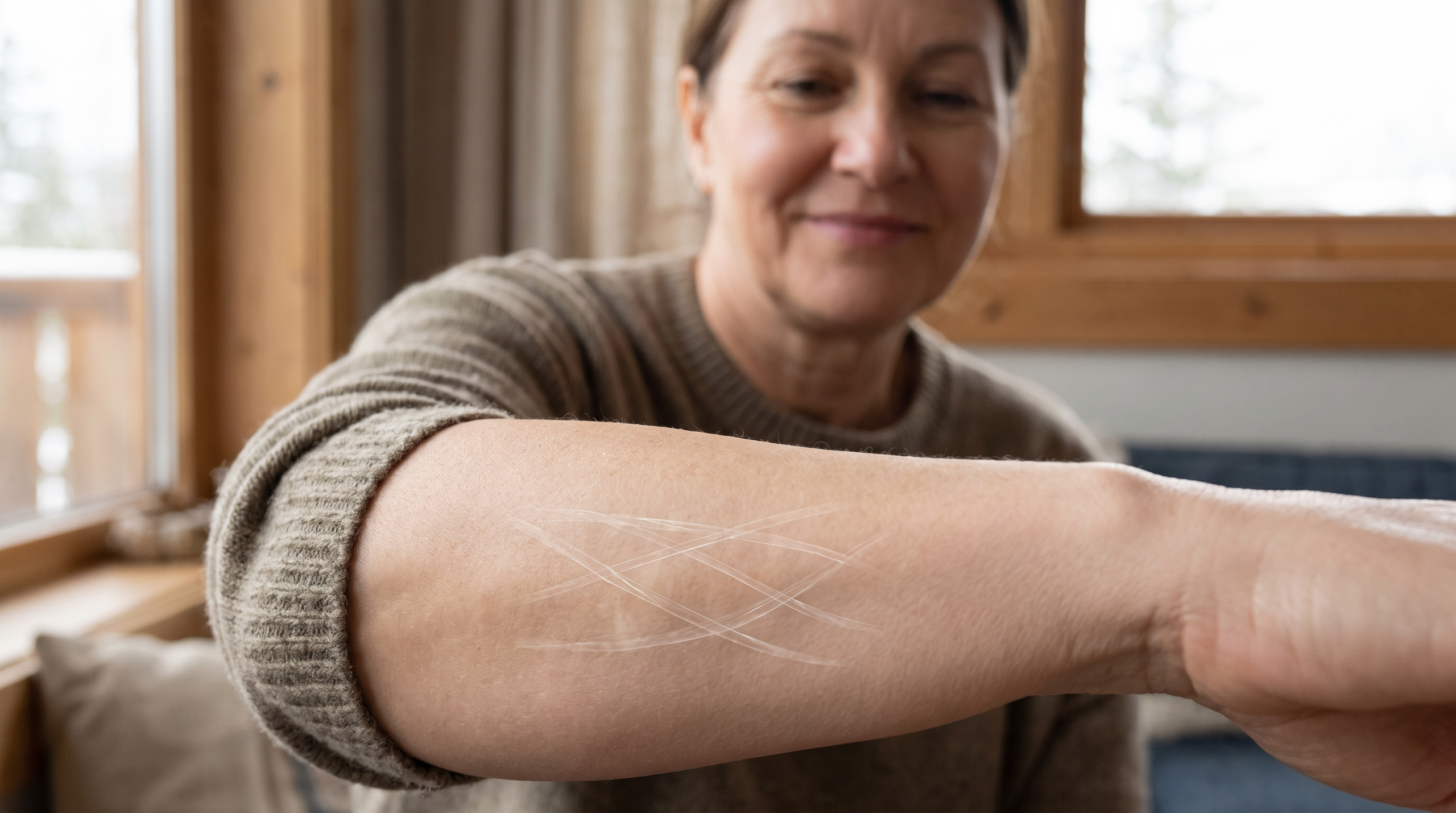 Healthy skin illustrating the importance of collagen