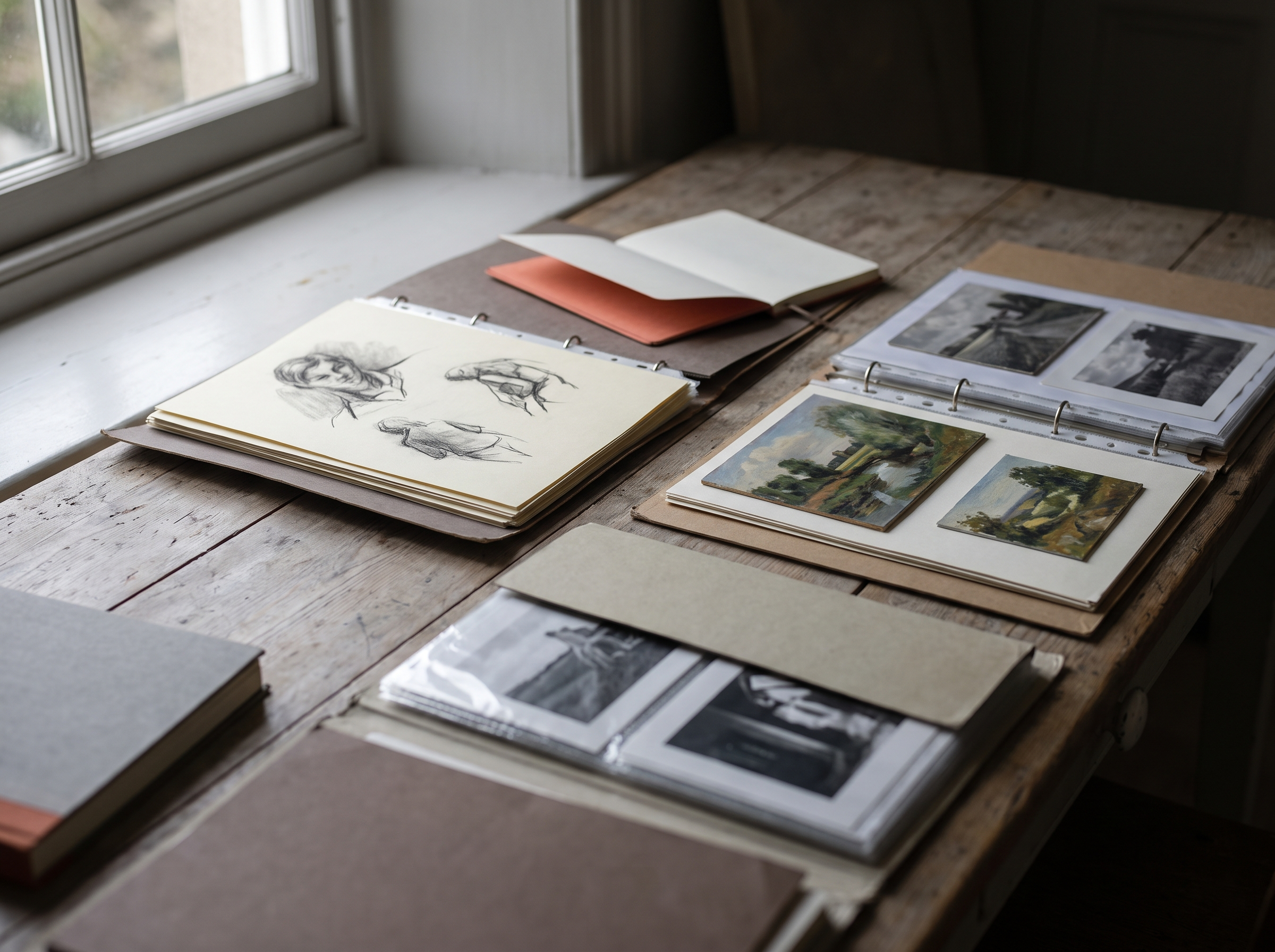 Artist portfolios for selection