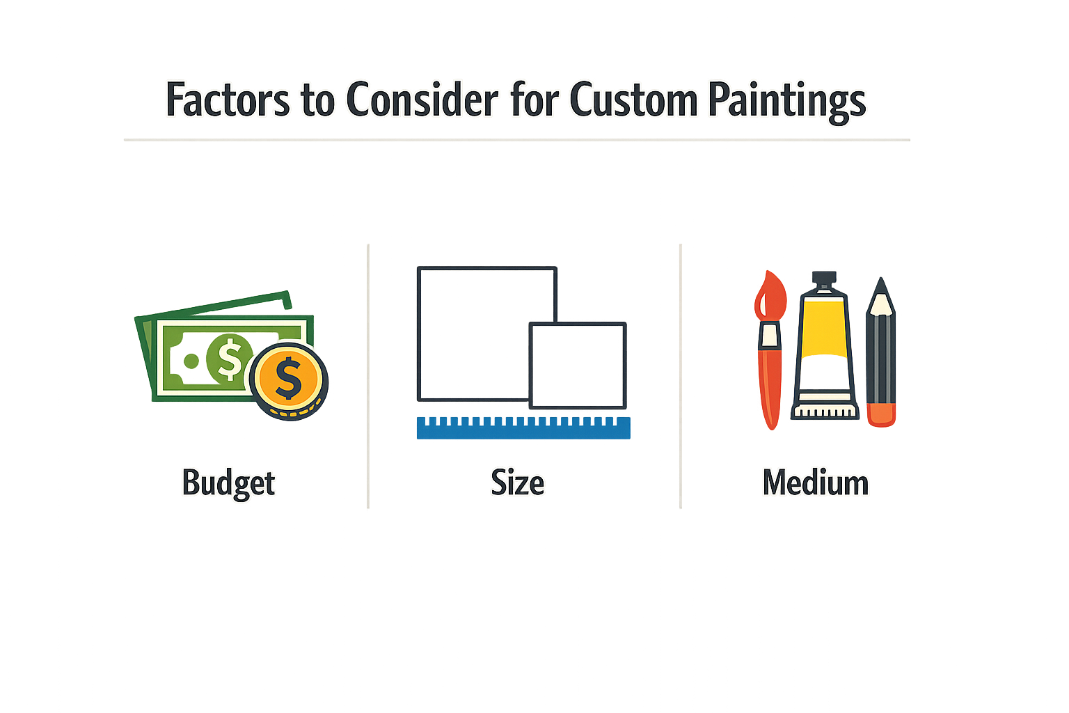 Factors to consider when commissioning custom paintings from your photo