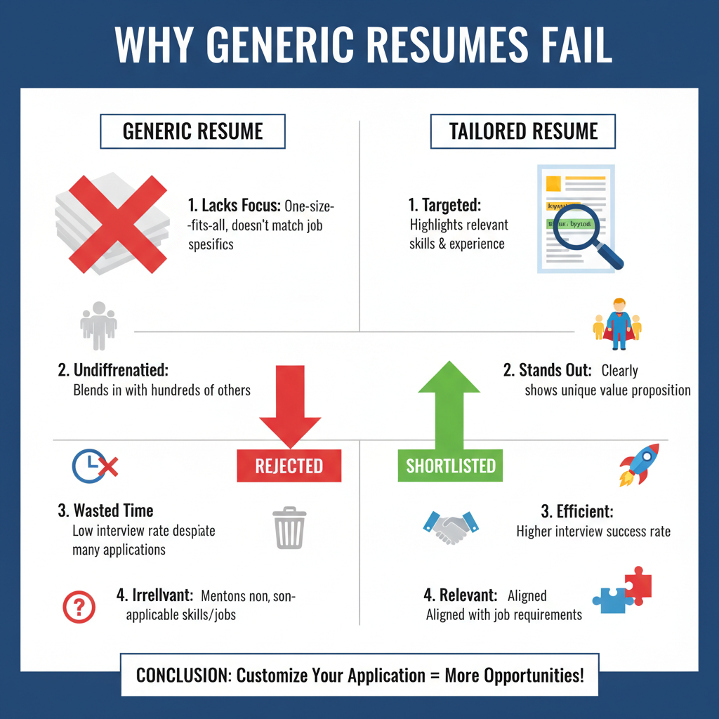 Image for section on the importance of tailoring data analyst resumes