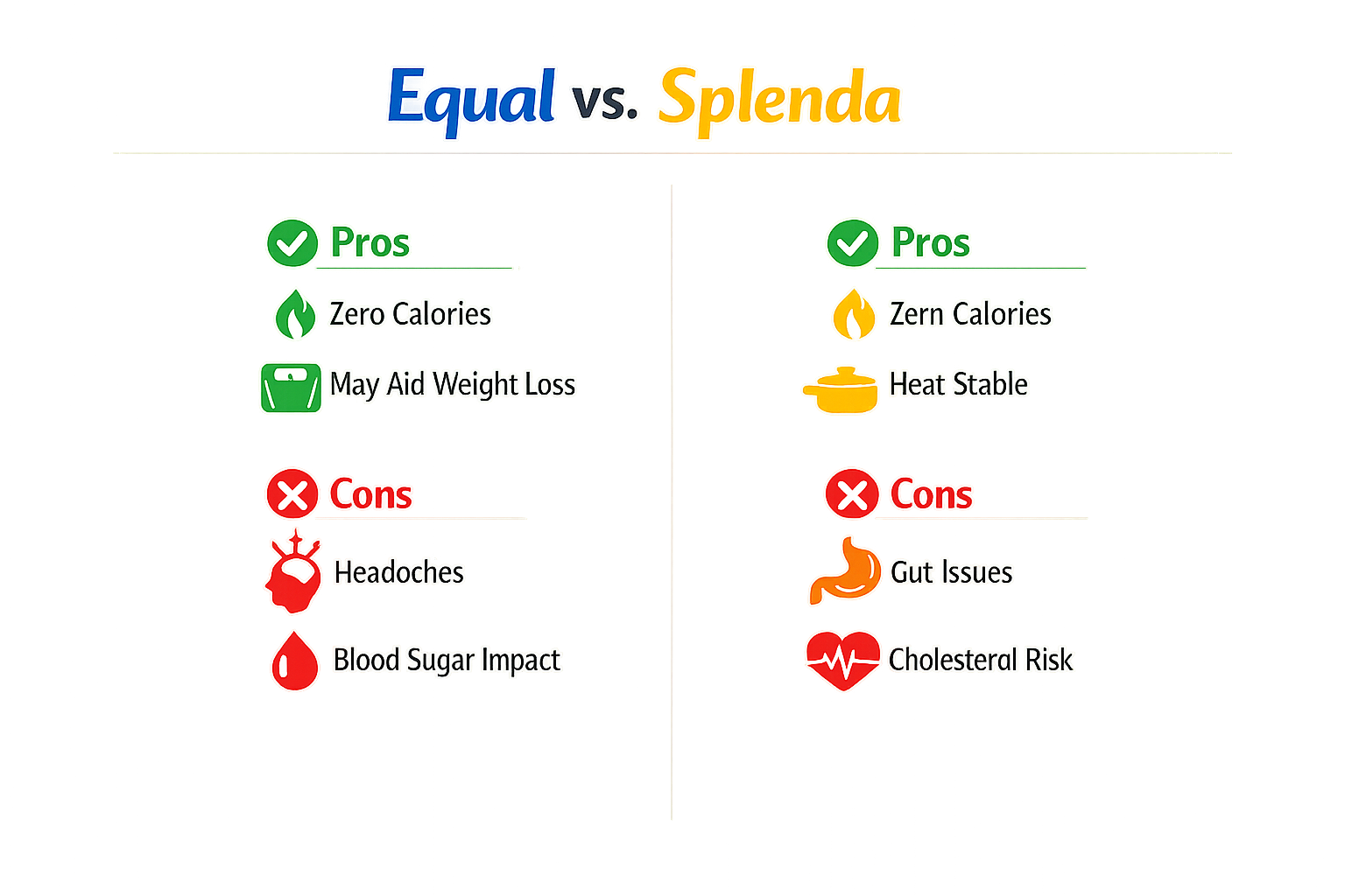 Health Effects of Equal and Splenda