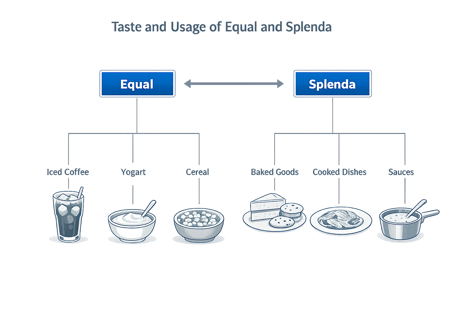 Taste and Usage of Equal and Splenda