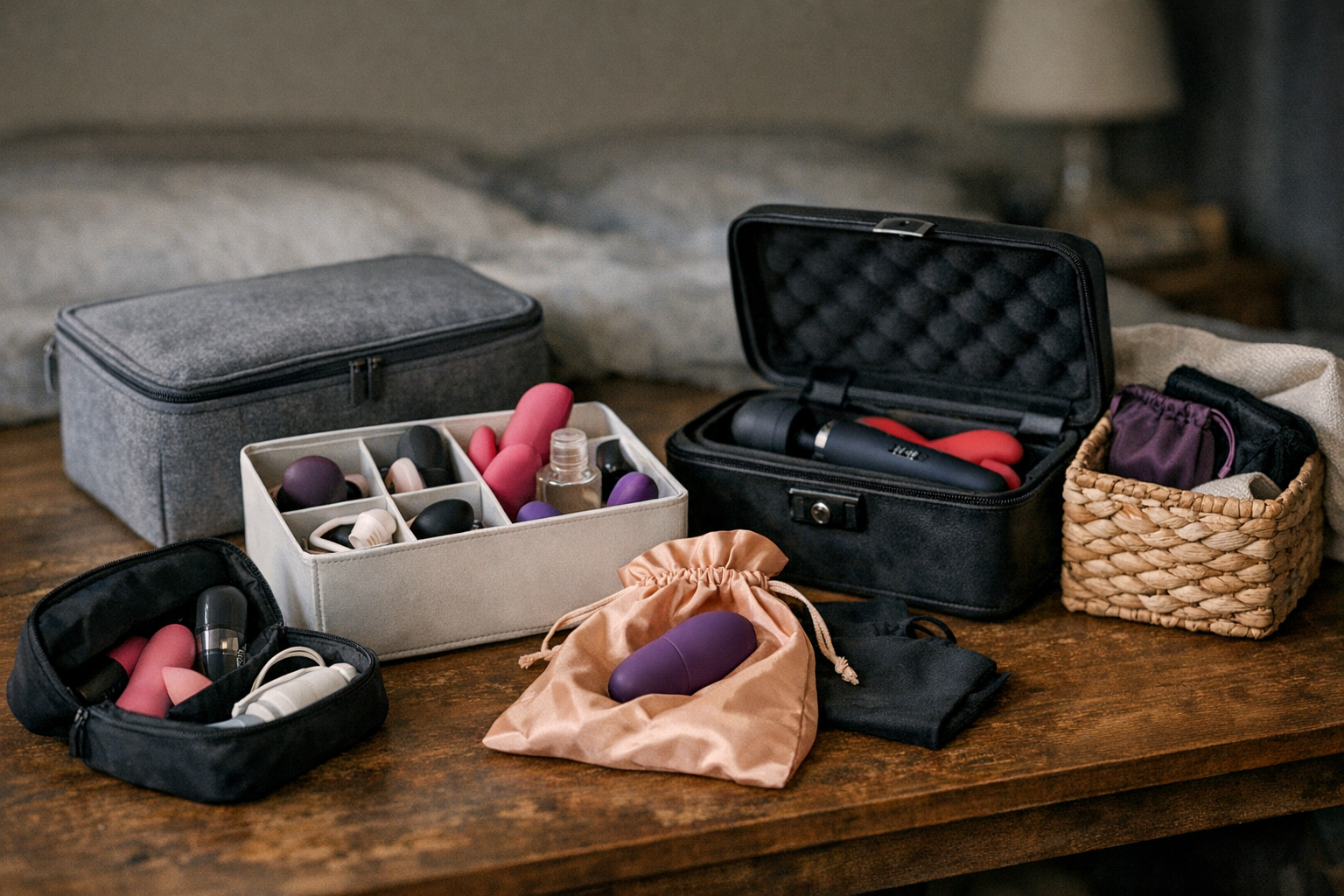 Organized sex toy storage solutions