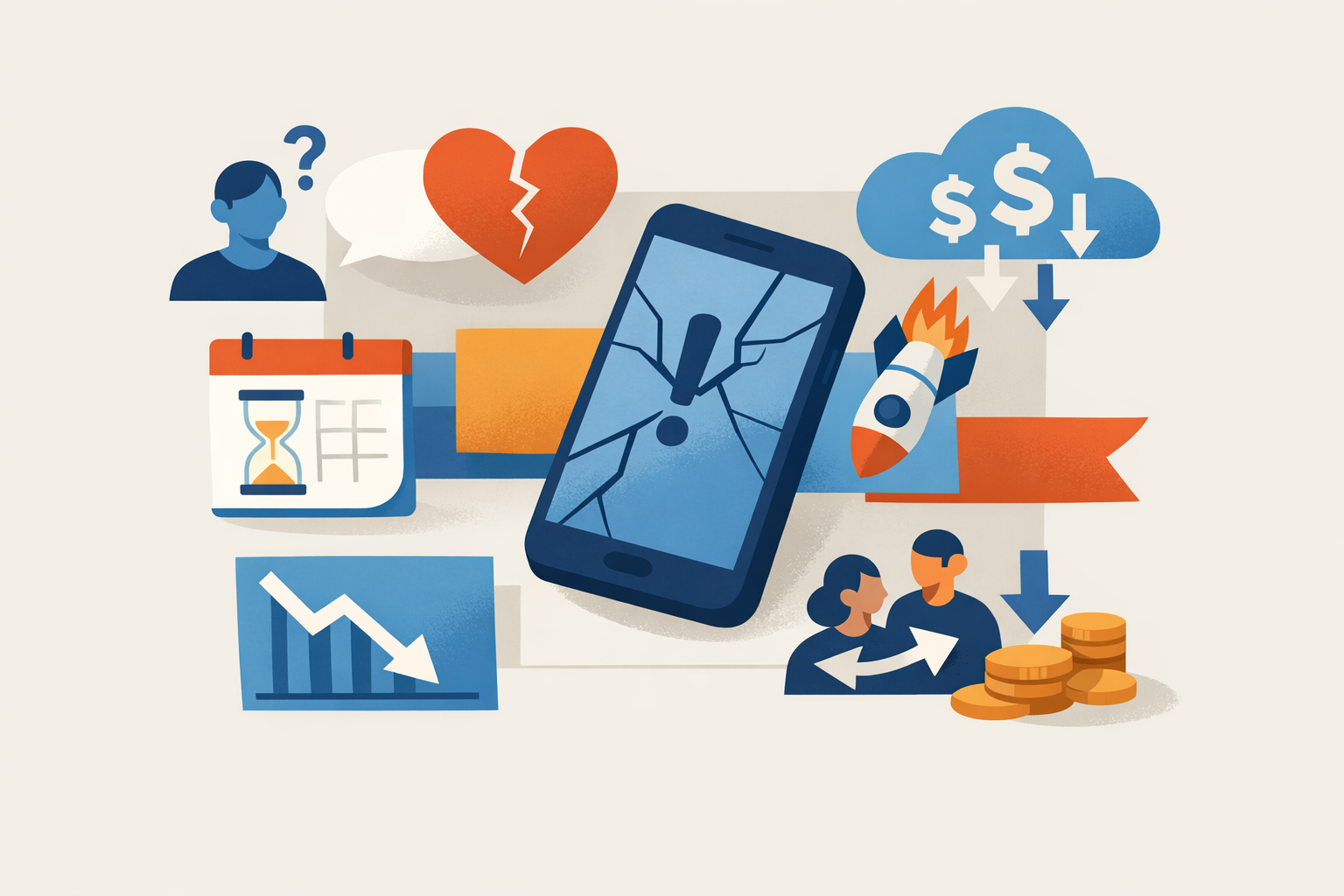 Examining real-world failed app ideas and the planning mistakes that caused their downfall