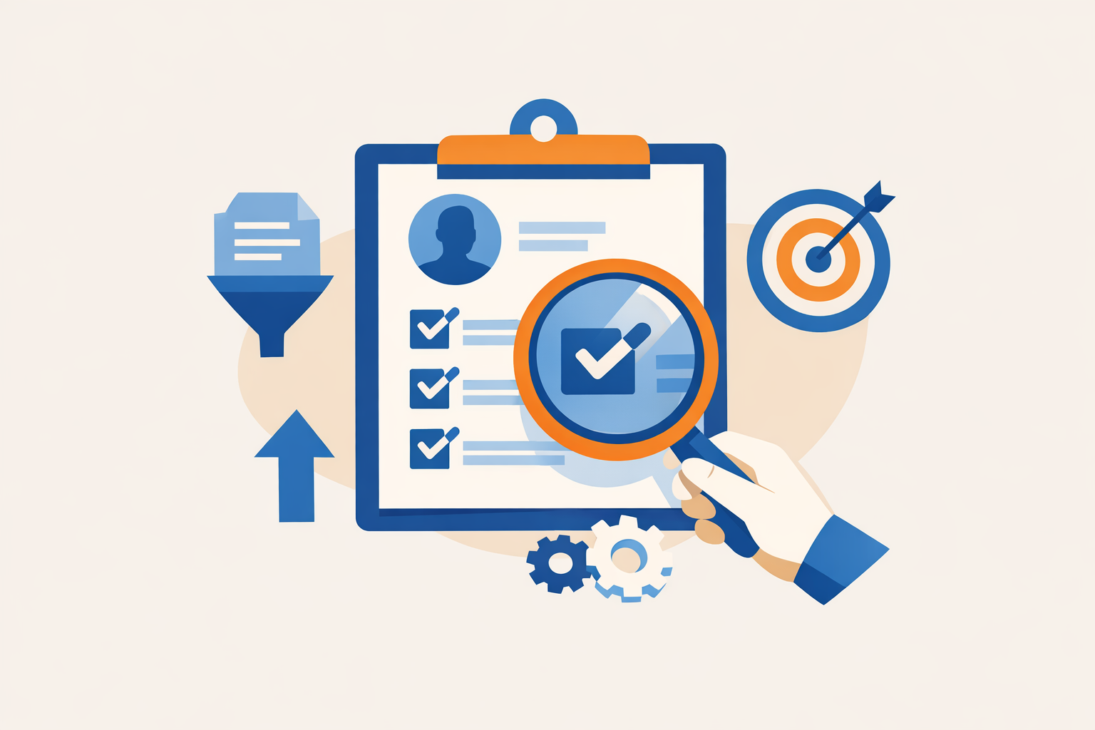Checklist of tips for using ATS resume checkers.