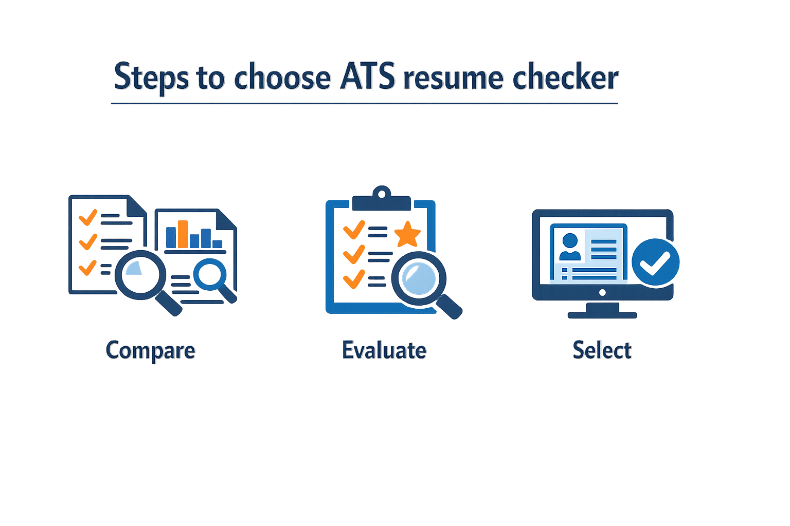 Steps to choose ATS resume checker