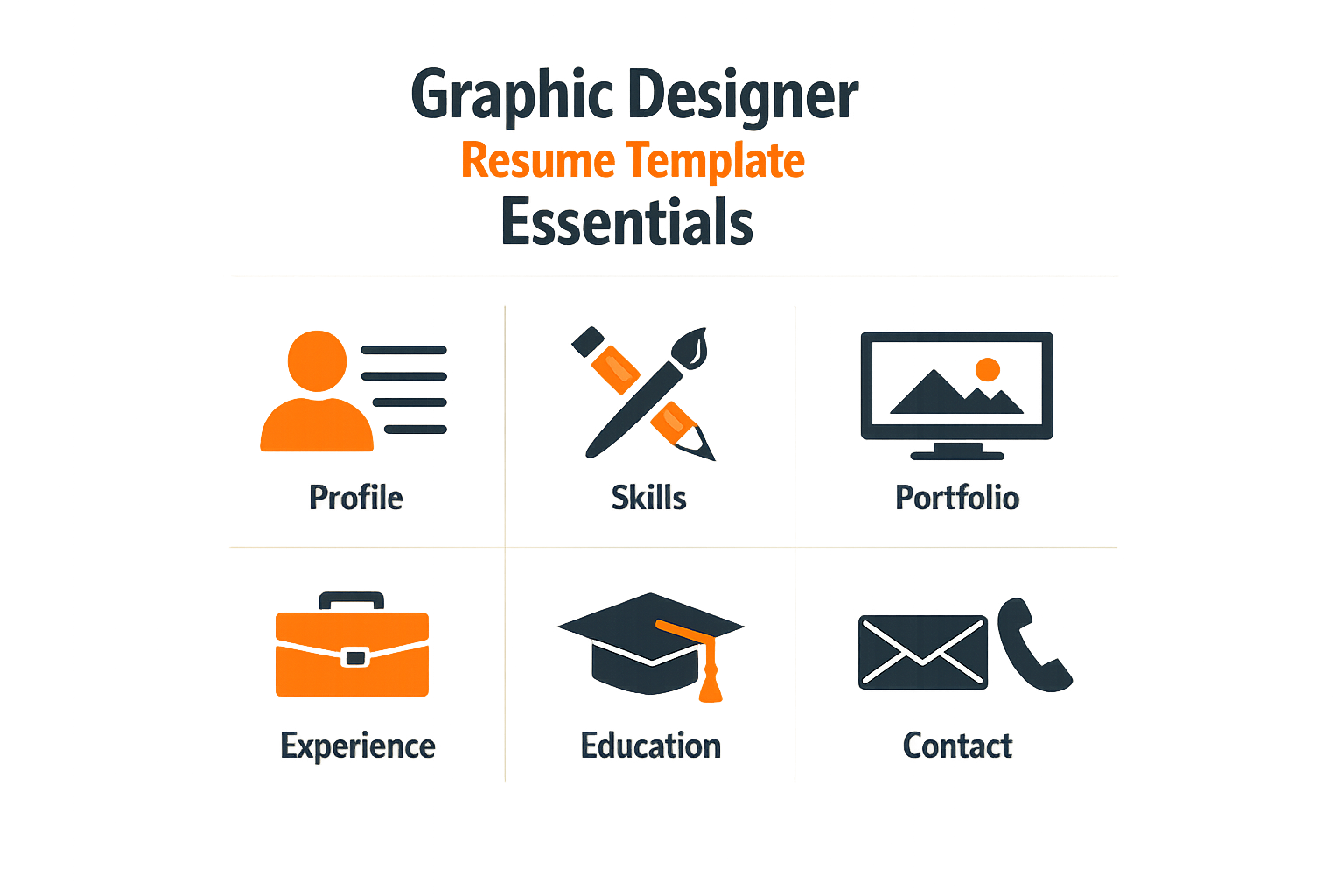 Graphic Designer Resume Template Essentials