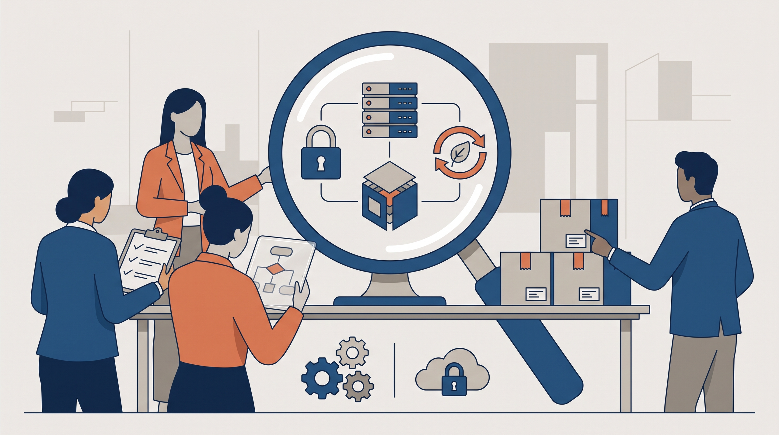 Hero image representing the evaluation of ITAD vendors