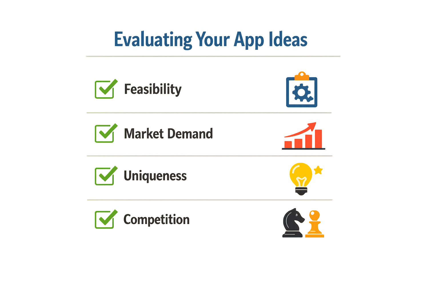 Evaluating Your App Ideas section image