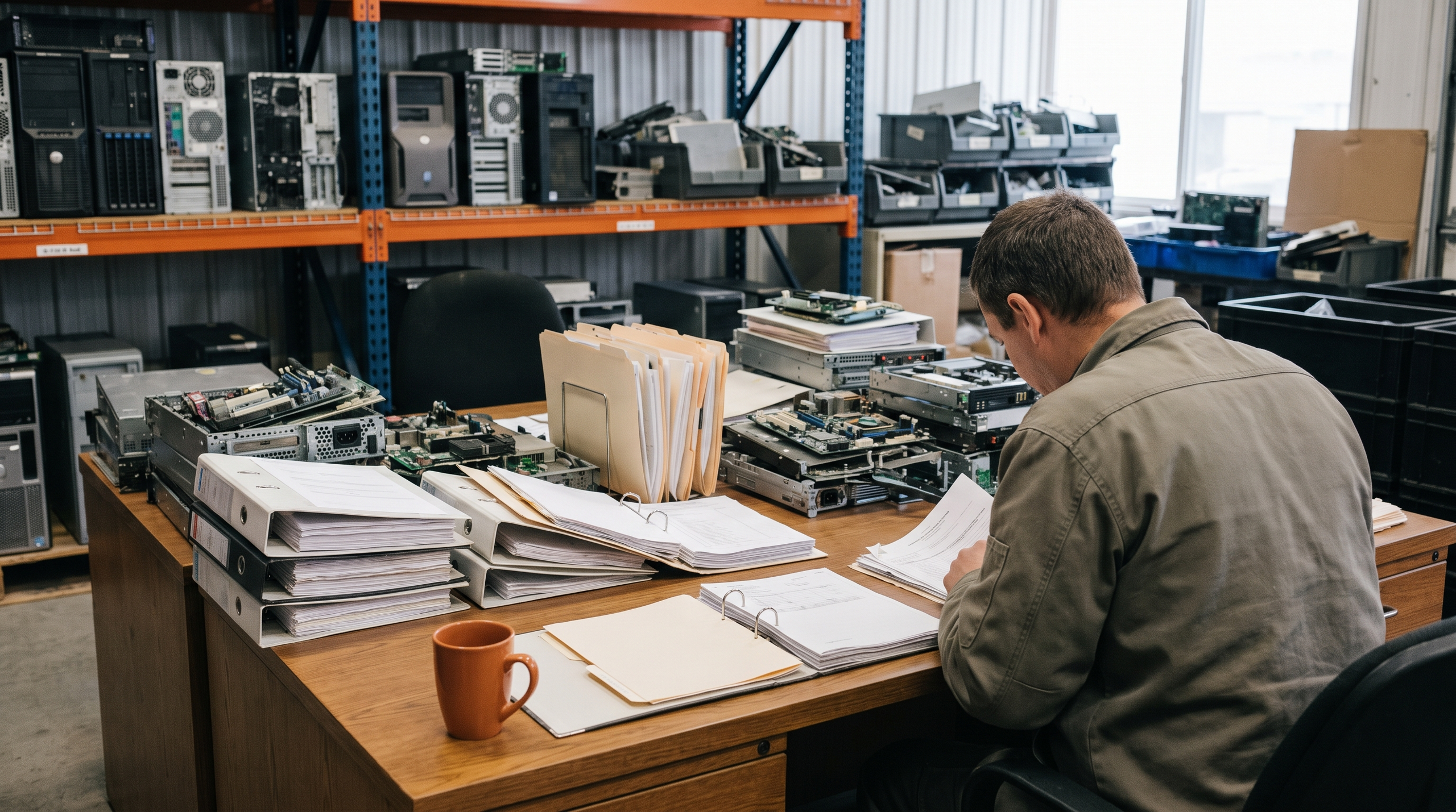 ITAD vendor's workspace for R2 certification