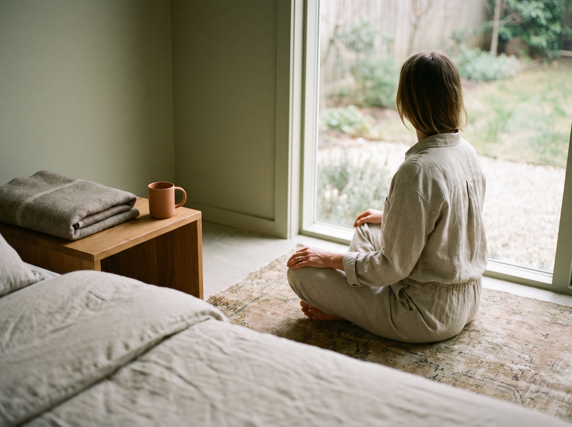 A peaceful setting for meditation and relaxation to lower A1C naturally.