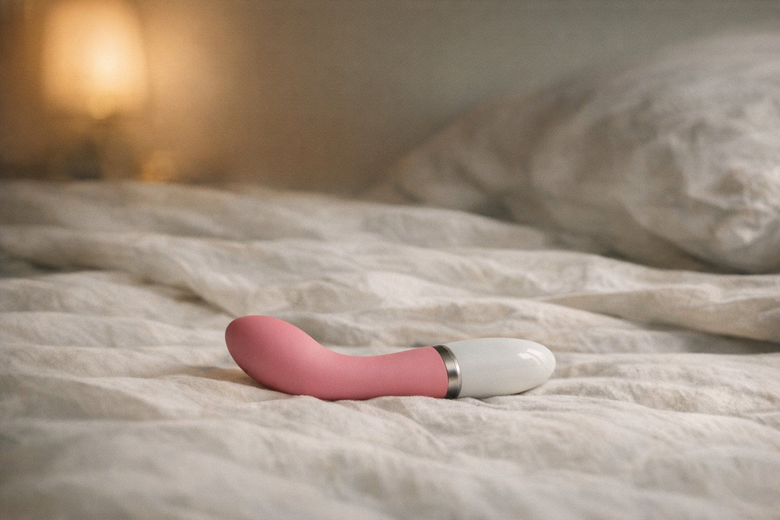 G-Spot vibrator on a bed