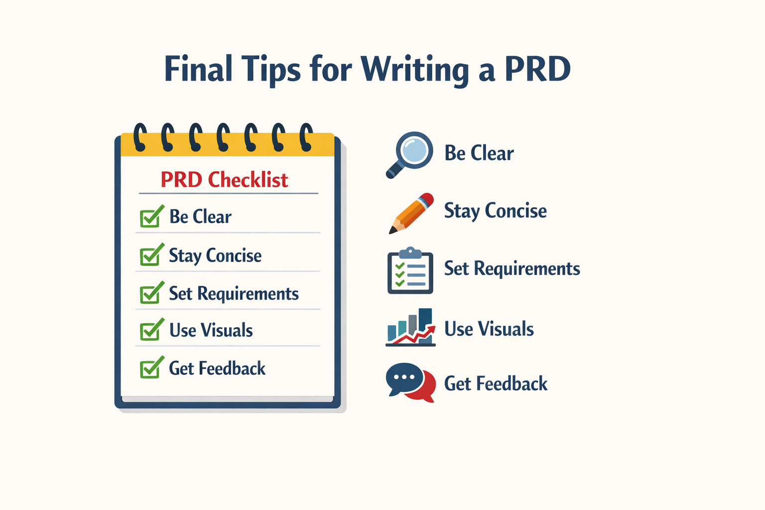 Final tips for writing a PRD