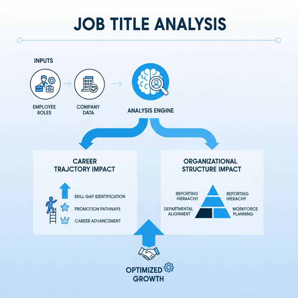 Infographic on job title analysis impact