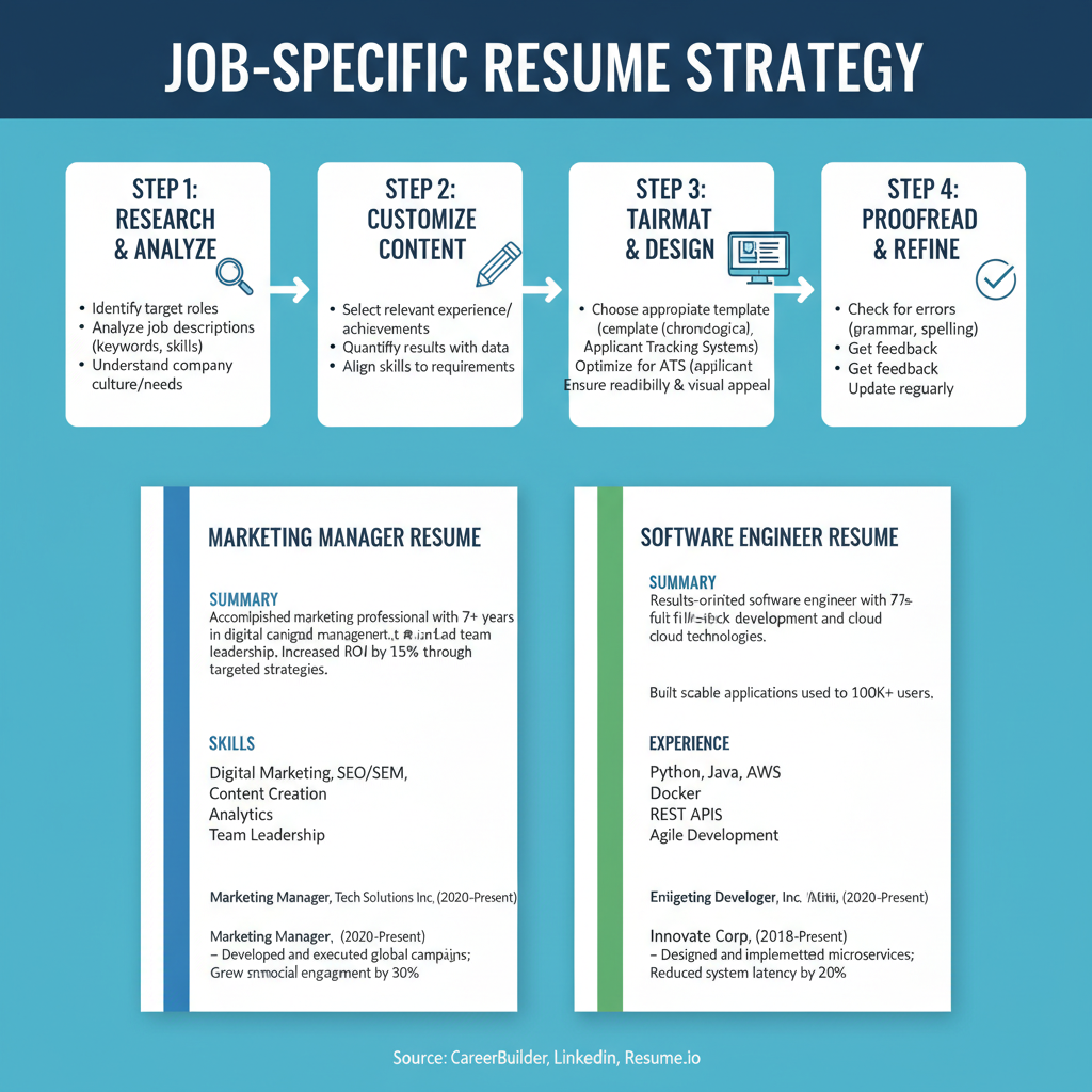 Image for job specific resume strategy