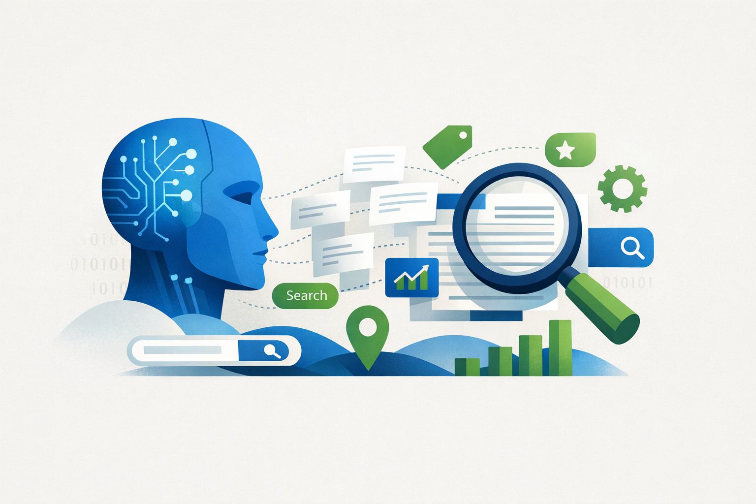 Hero image illustrating llms.txt for SEO