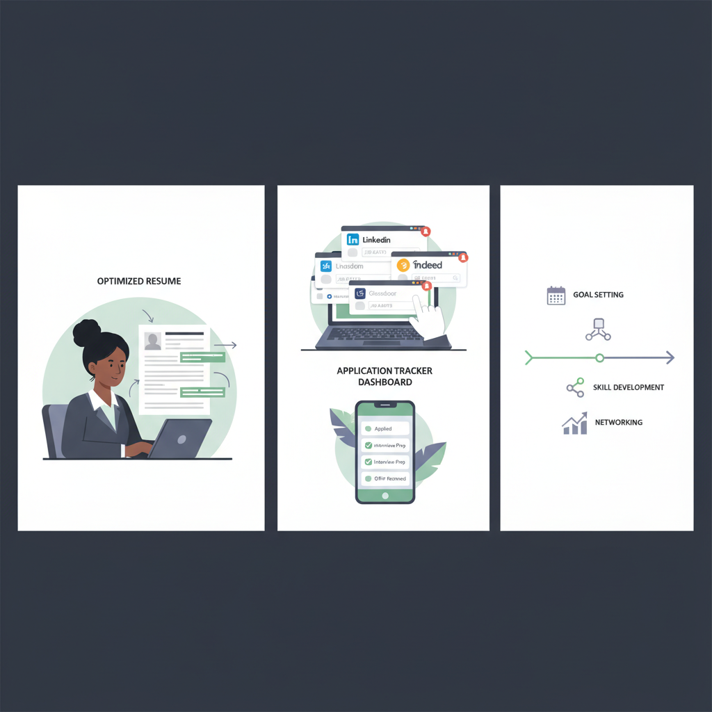 Strategic approach to maximizing success across multiple job search platforms