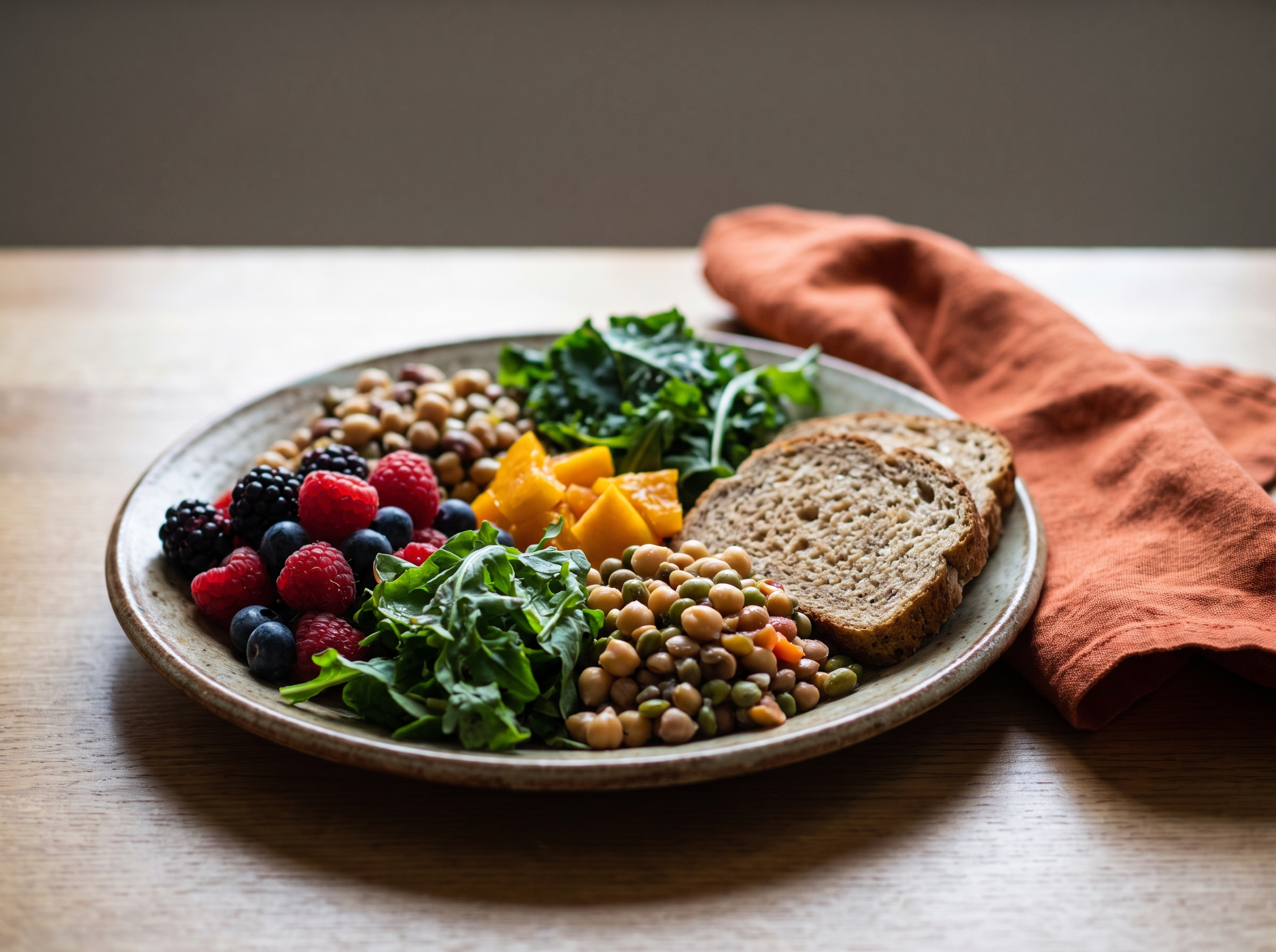 High-fiber foods including whole grains, fruits, and vegetables for managing Mounjaro and Constipation