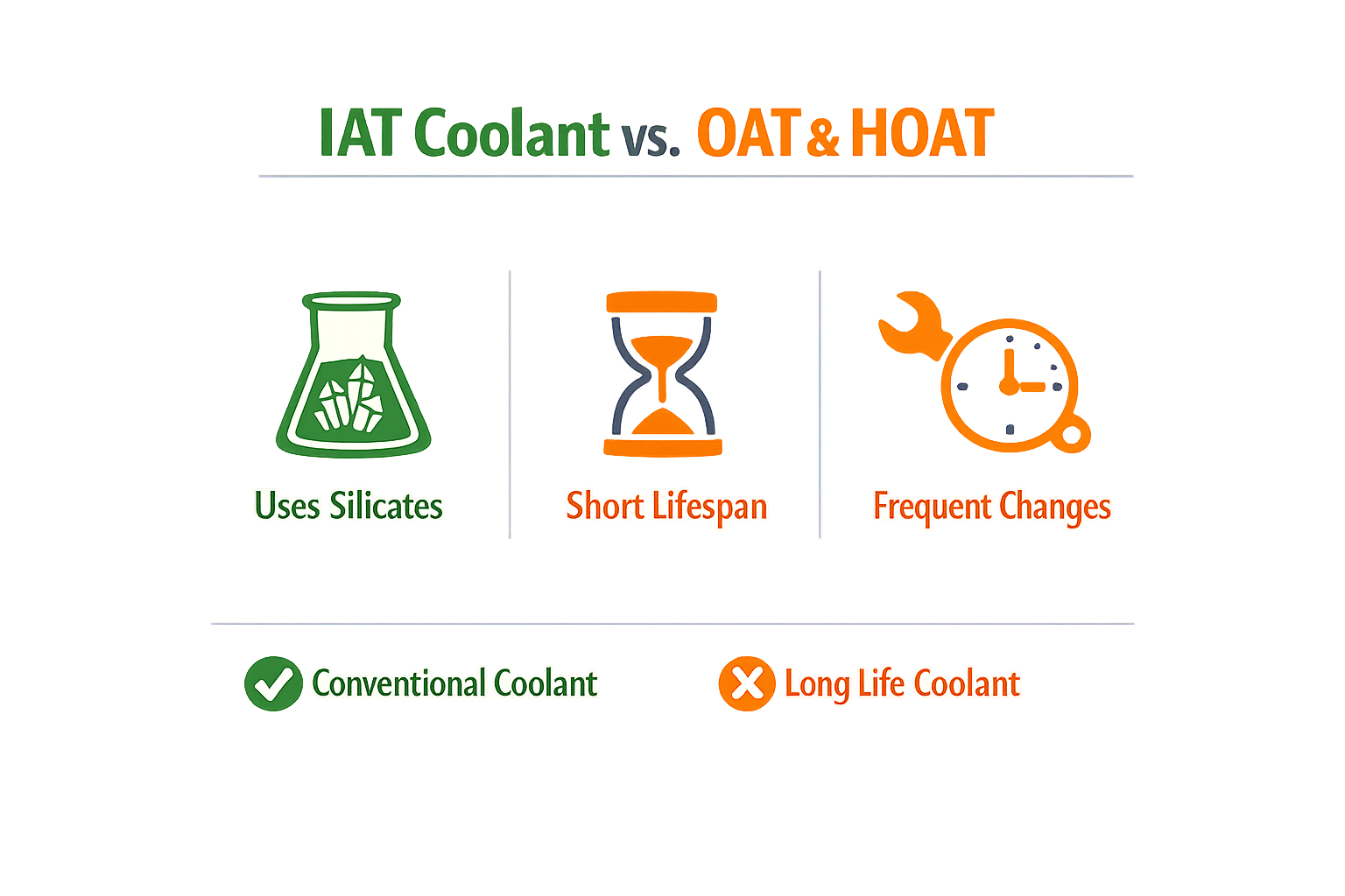 Characteristics of IAT coolant
