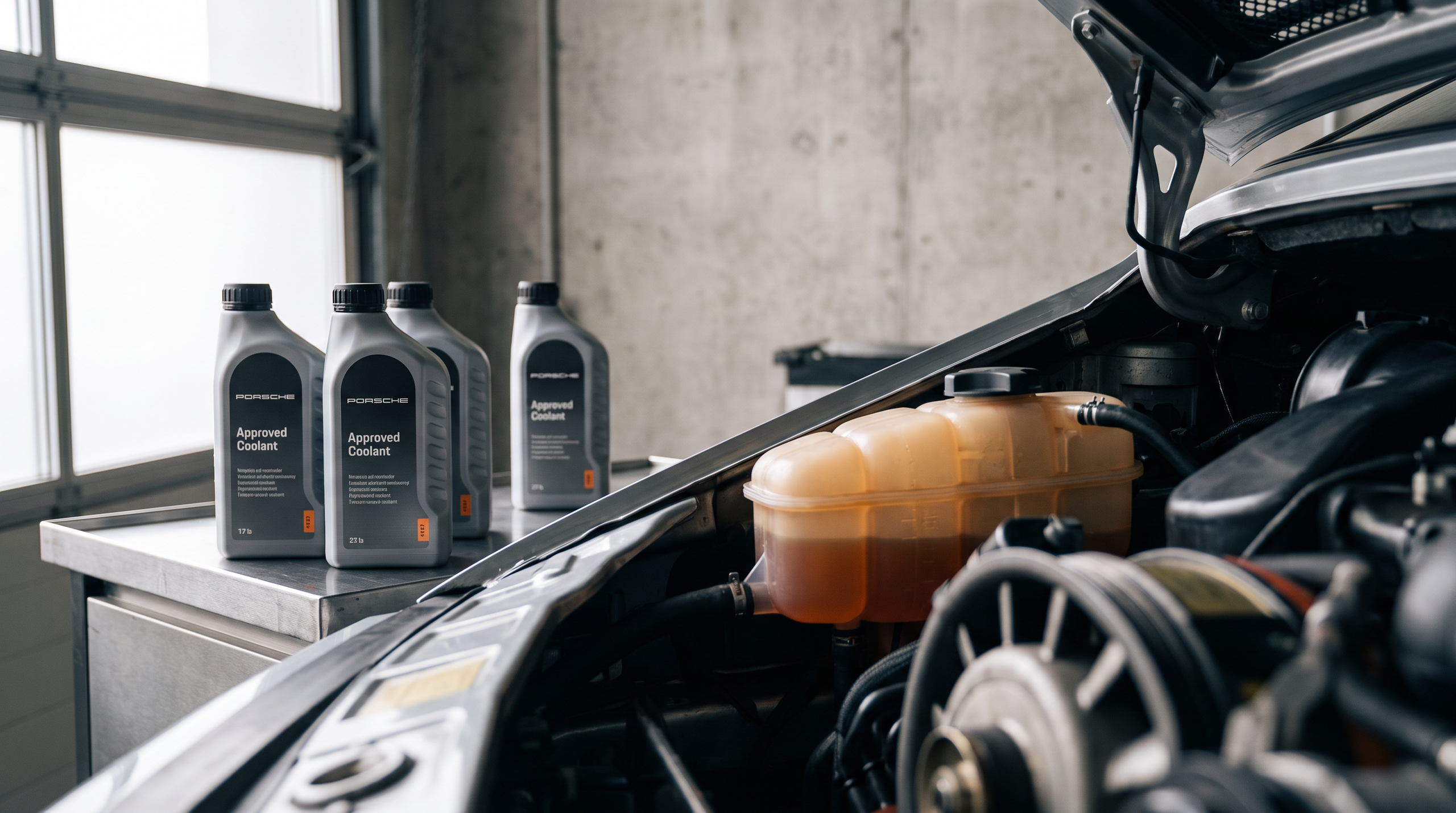 Porsche Cayenne Coolant: Spec, Colour and Approved Products