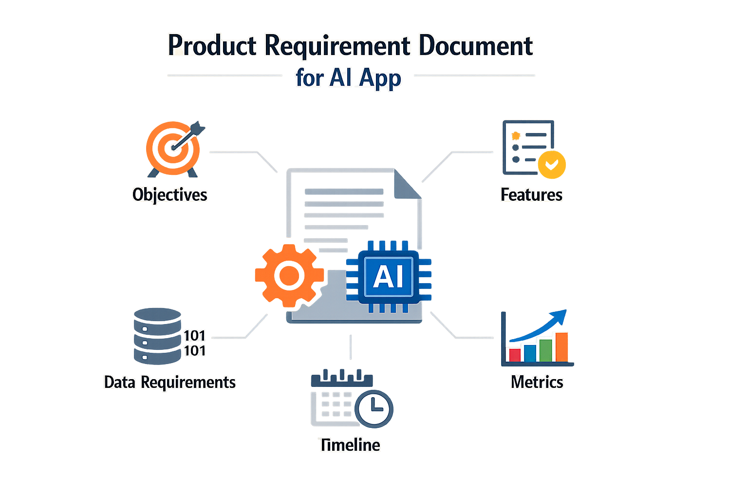 Understanding PRDs: a diagram showing the role of a Product Requirements Document in PRD for AI Development workflows