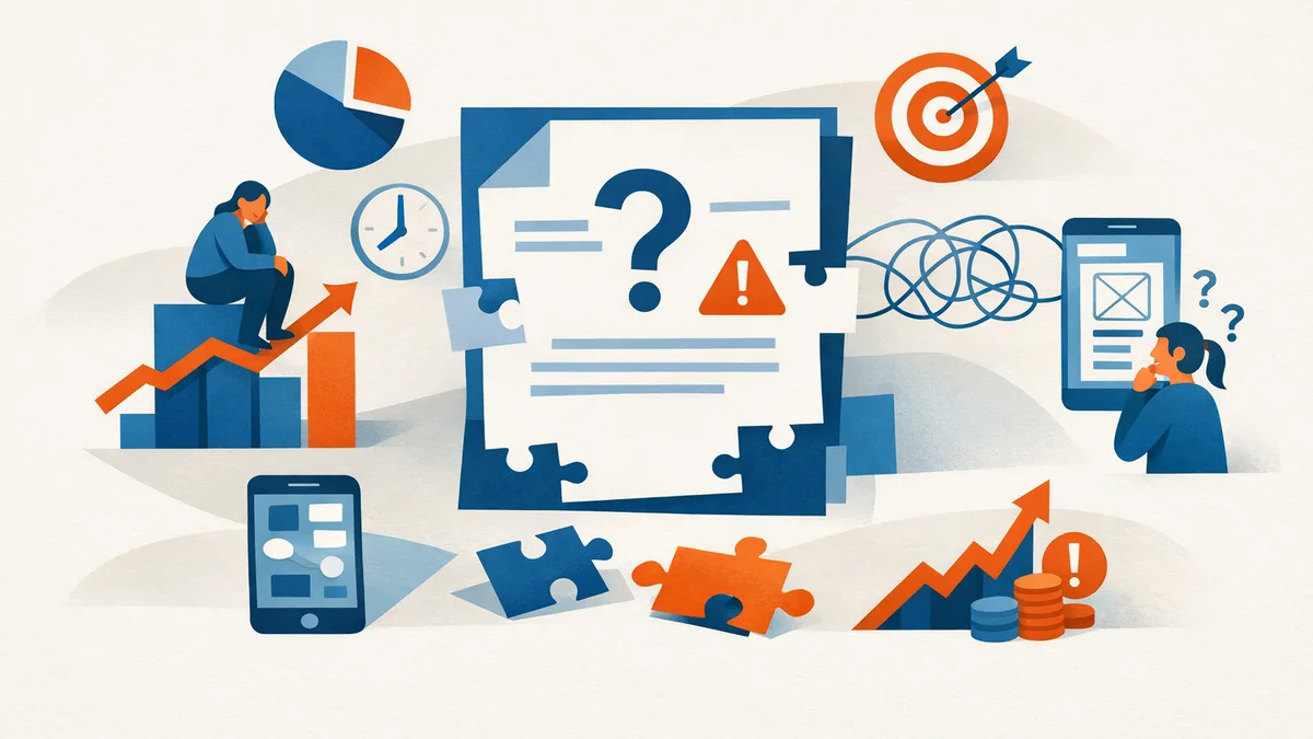 Hero image illustrating PRD mistakes in app projects