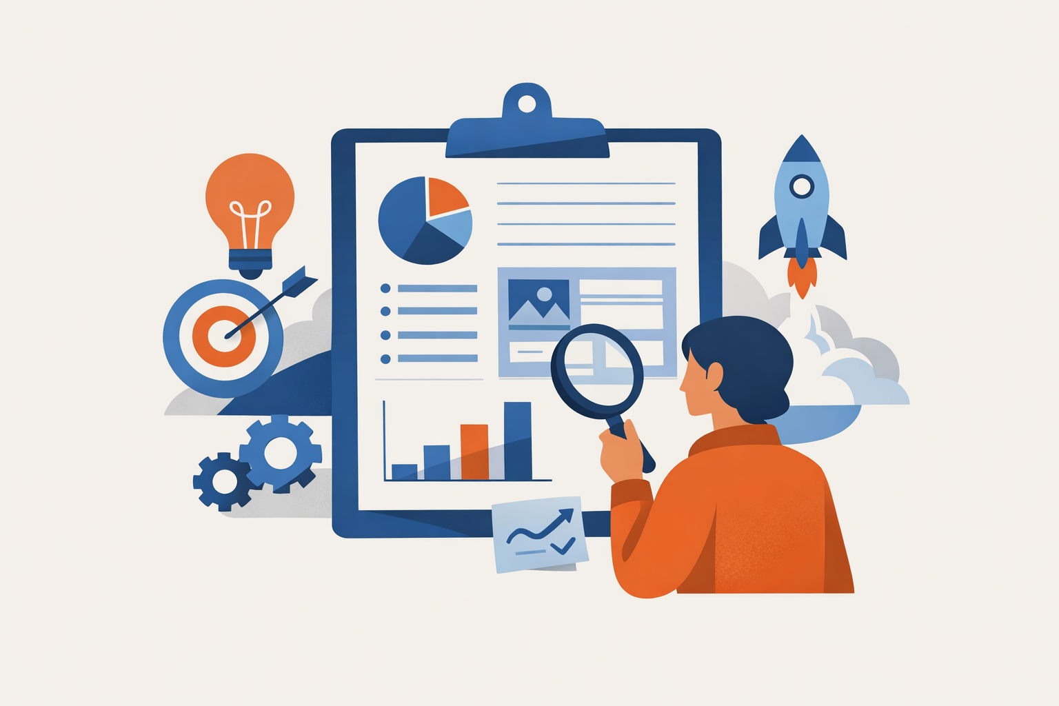 PRD Template framework showing structured document sections for product development alignment