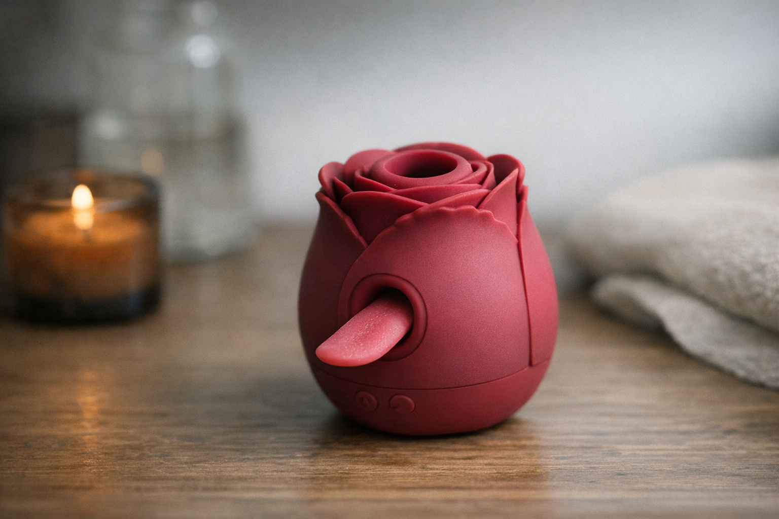 Hero image of Rose Toy with tongue