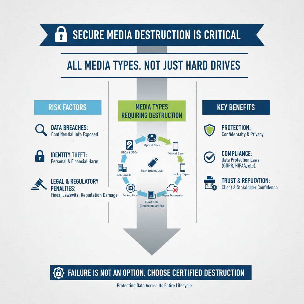 The importance of secure media destruction