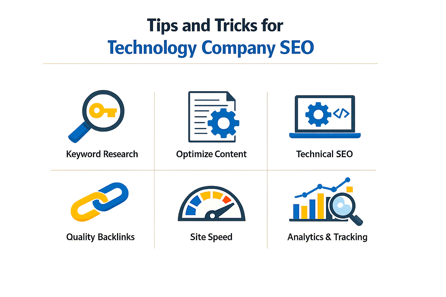Tips and tricks for technology company SEO