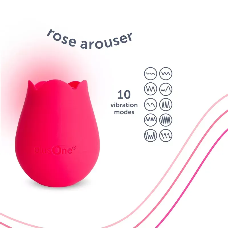 plusOne Rose air-pulse clitoral stimulator