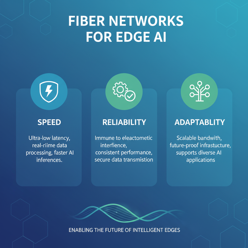 Section image showing the importance of fiber networks for edge AI.