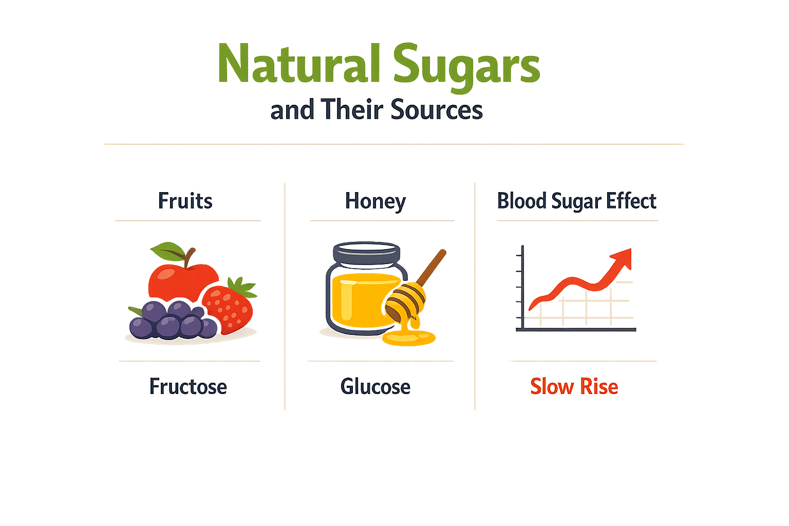 Natural sugars and their sources