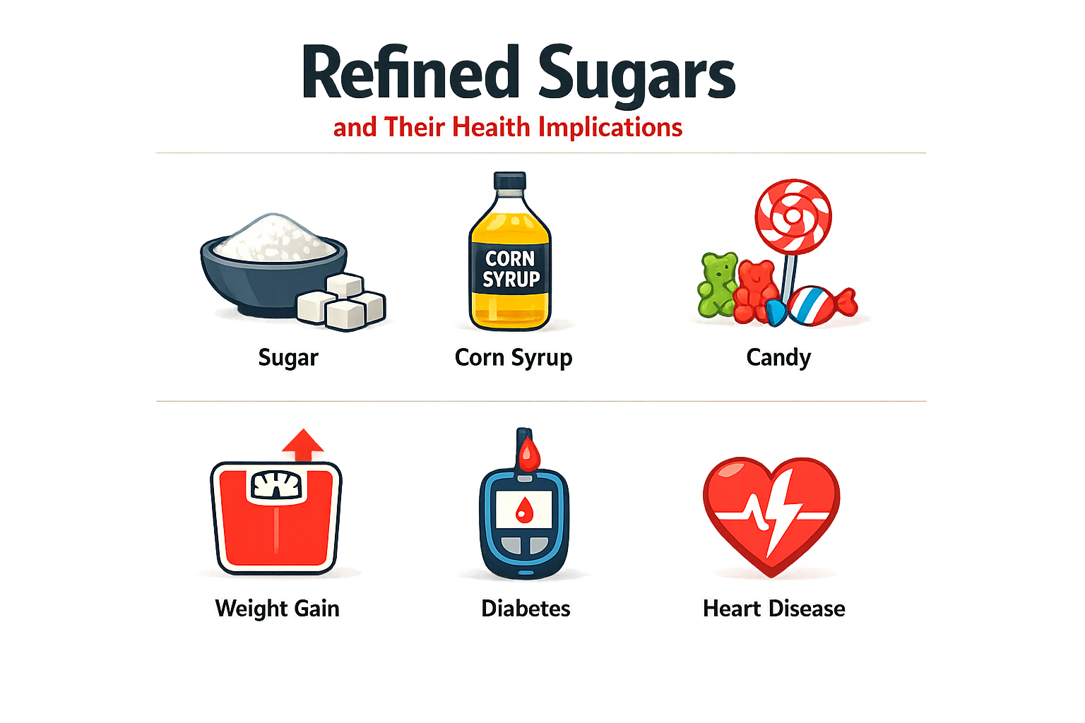 Refined sugars and their health implications