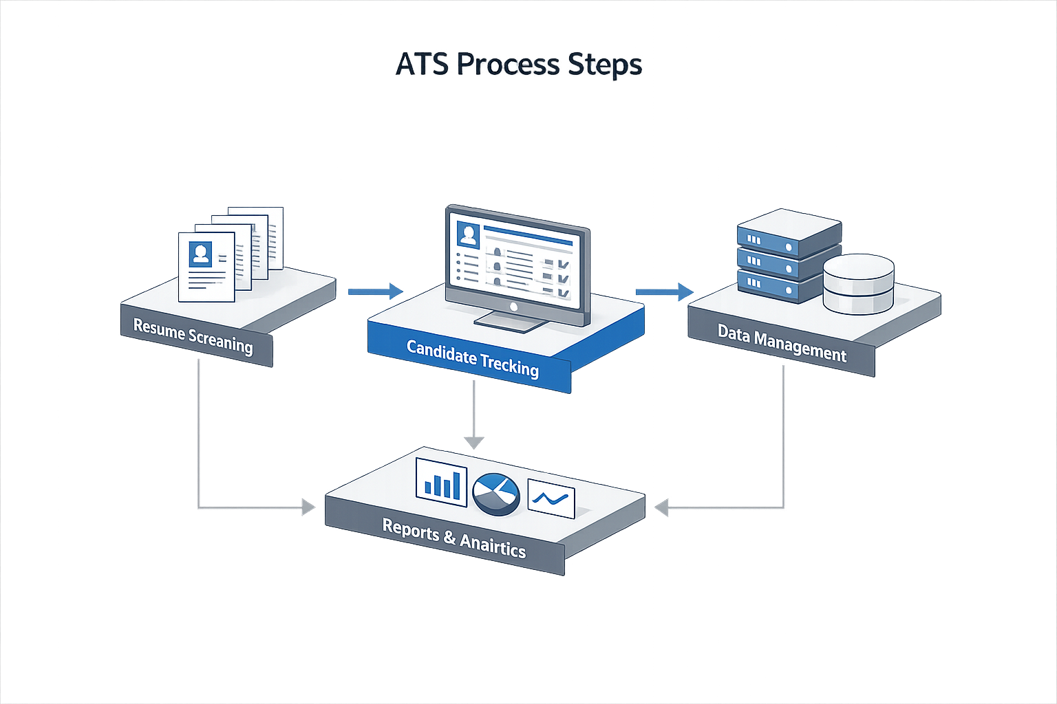Diagram of ATS process steps.