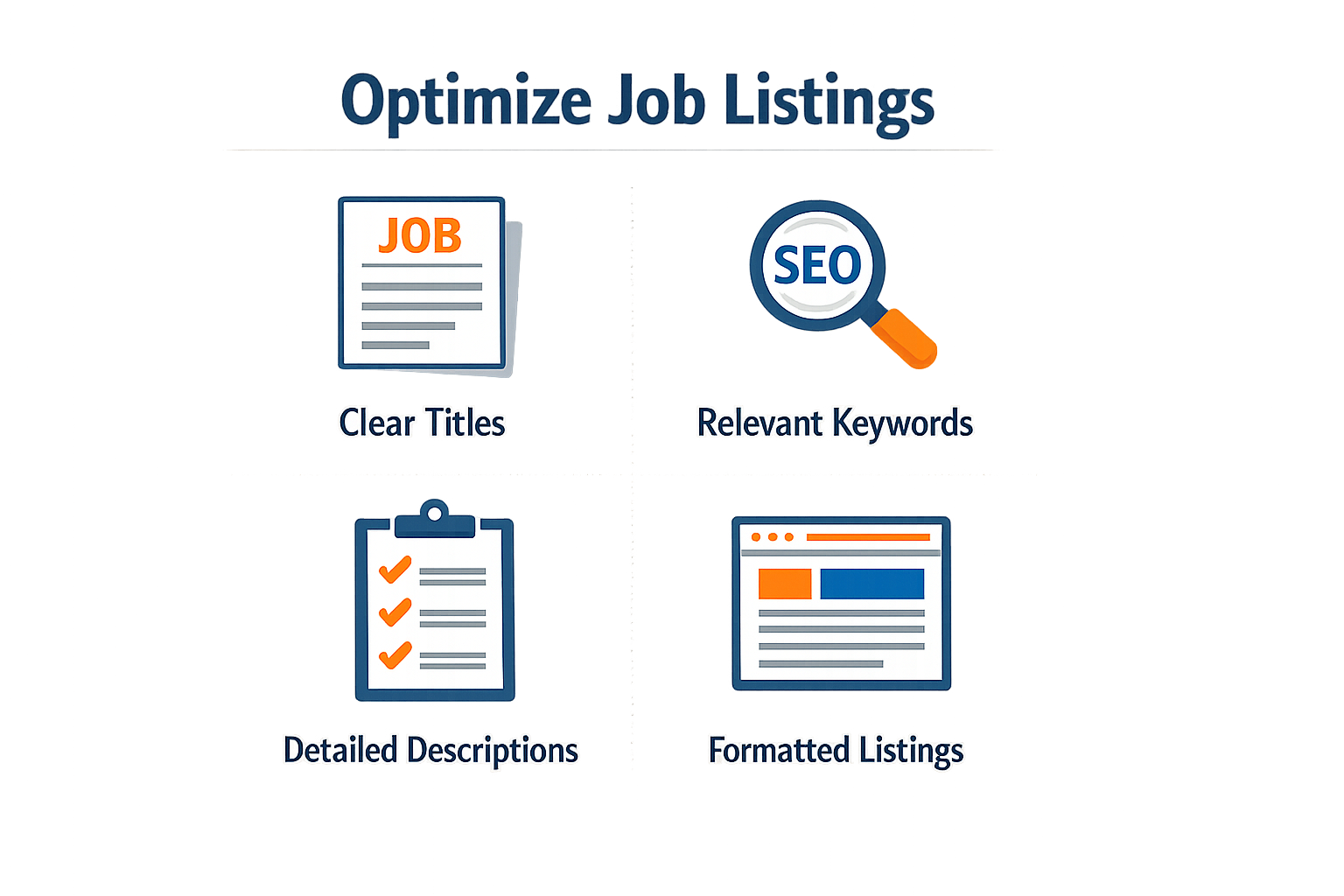 Infographic with tips for using ATS.