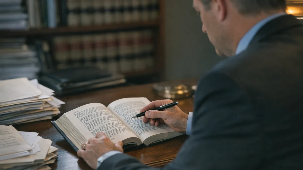 Defense counsel reviewing California Civil Code Section 2860