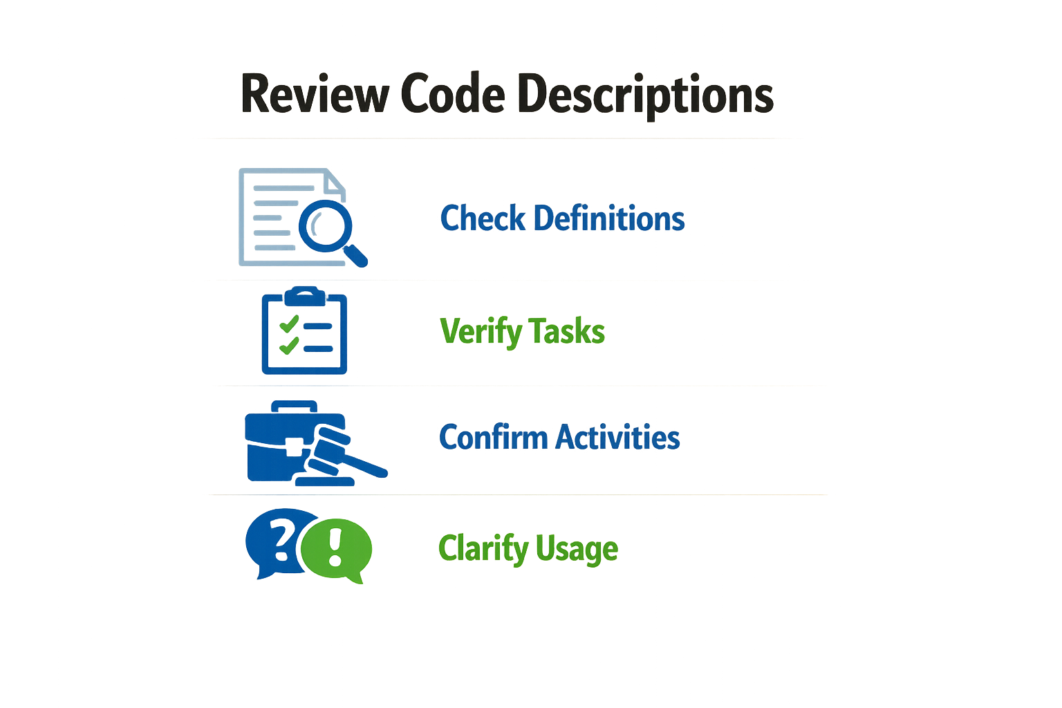 Tips for accurate billing with UTBMS codes