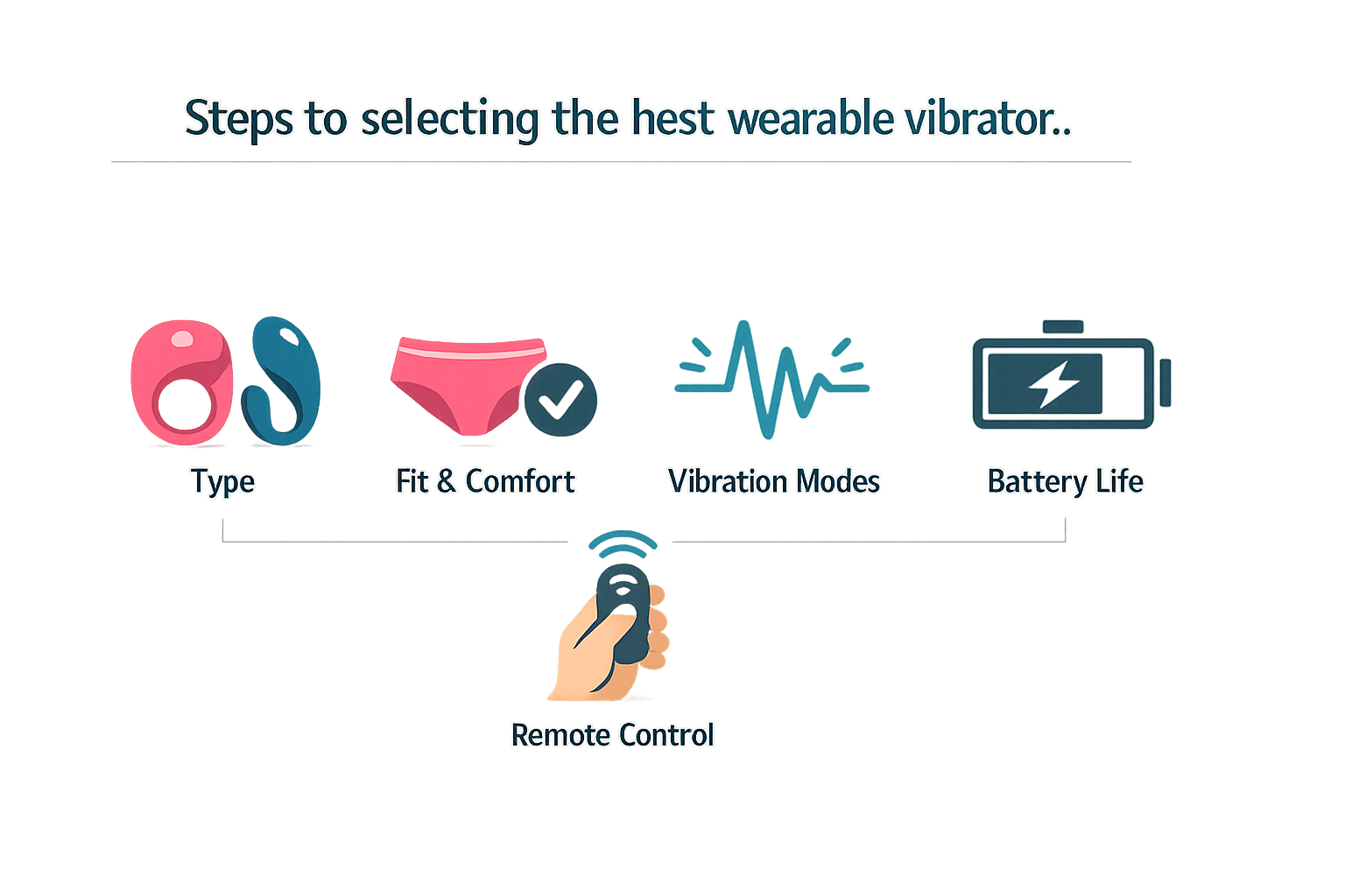 Steps to selecting the best wearable vibrator.