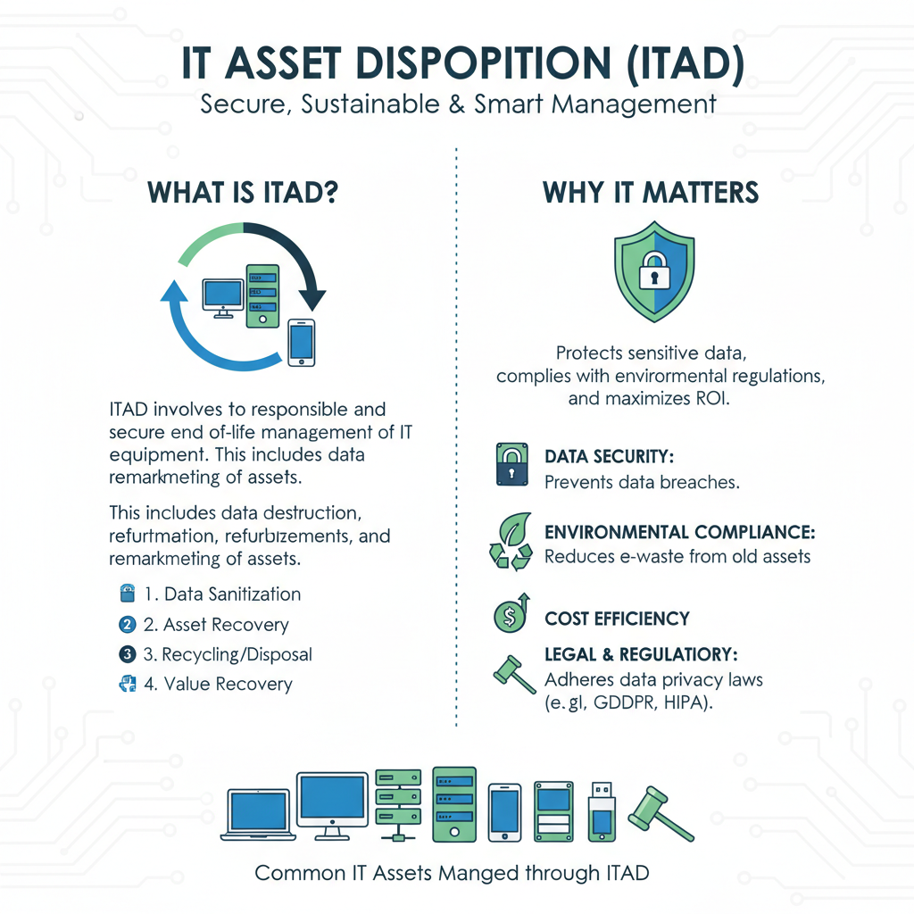 Infographic explaining the meaning of ITAD.