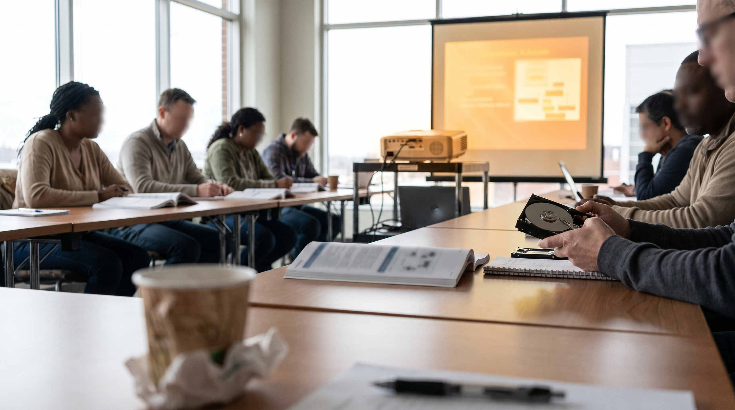 Participants in a SERI R2v3 Data Representative Training session