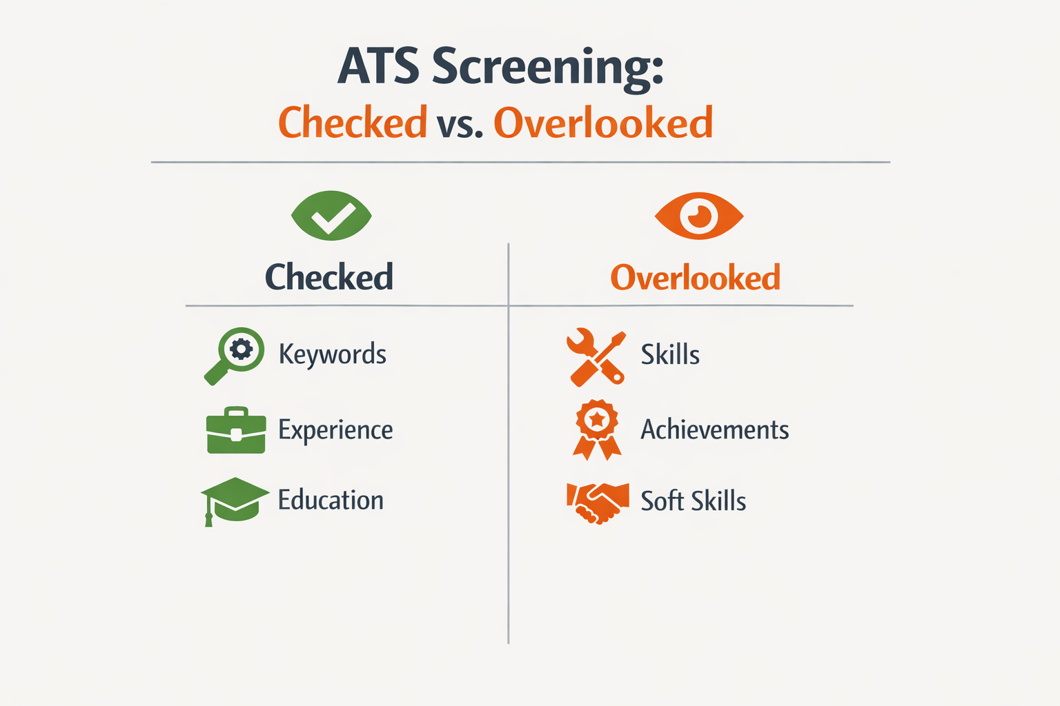 Infographic on ATS challenges for job seekers
