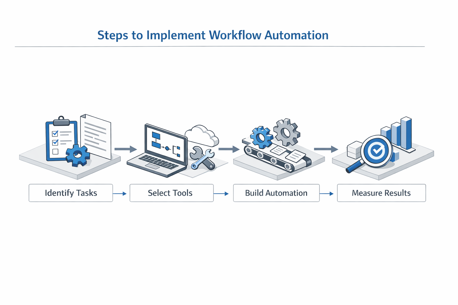 Steps to implement workflow automation