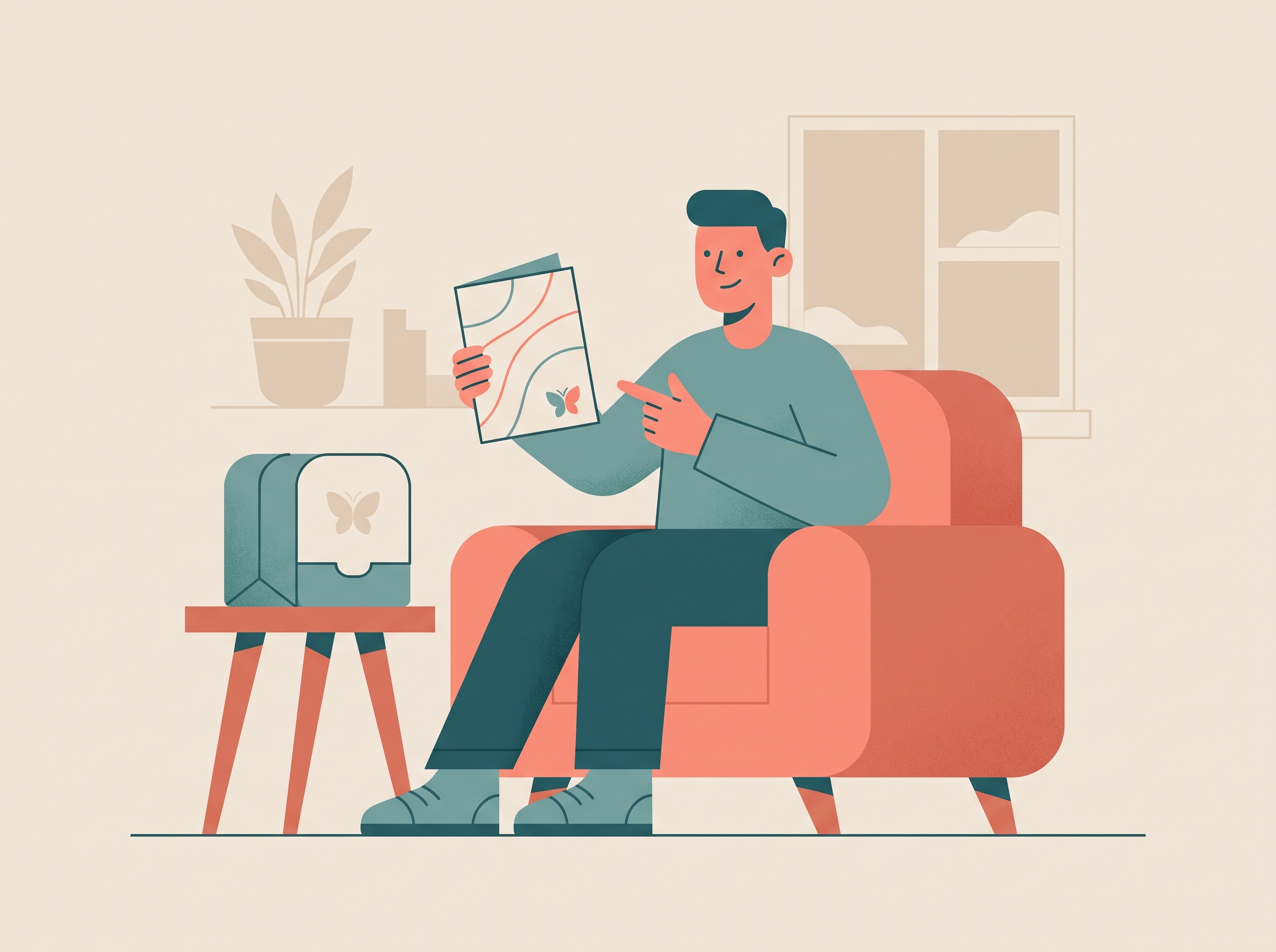 Illustration of practical tips for first-time buyers of butterfly vibrators.